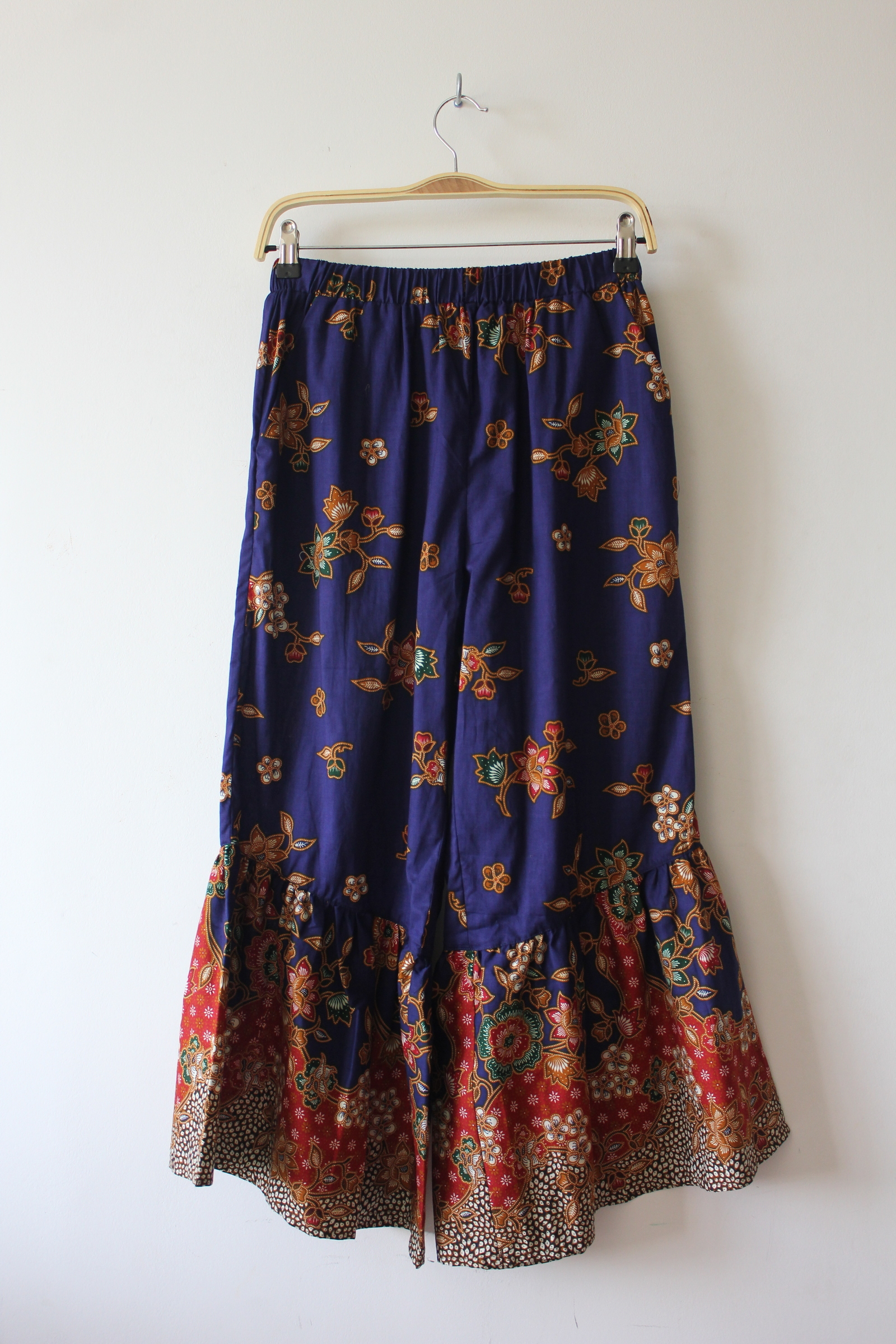 Batik Frou Pants - Blue Pea