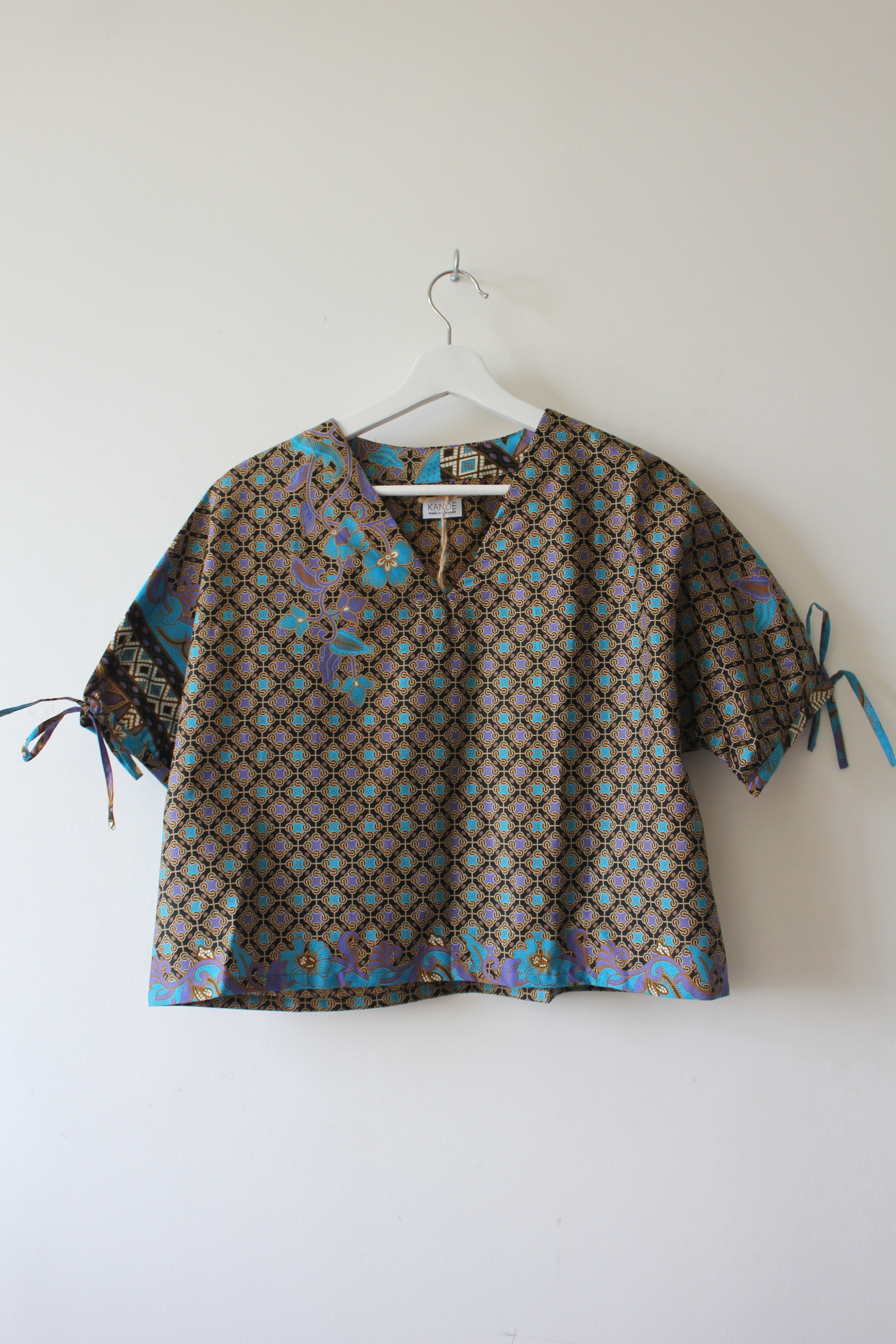 Avery Dae Batik Top - Turquoise