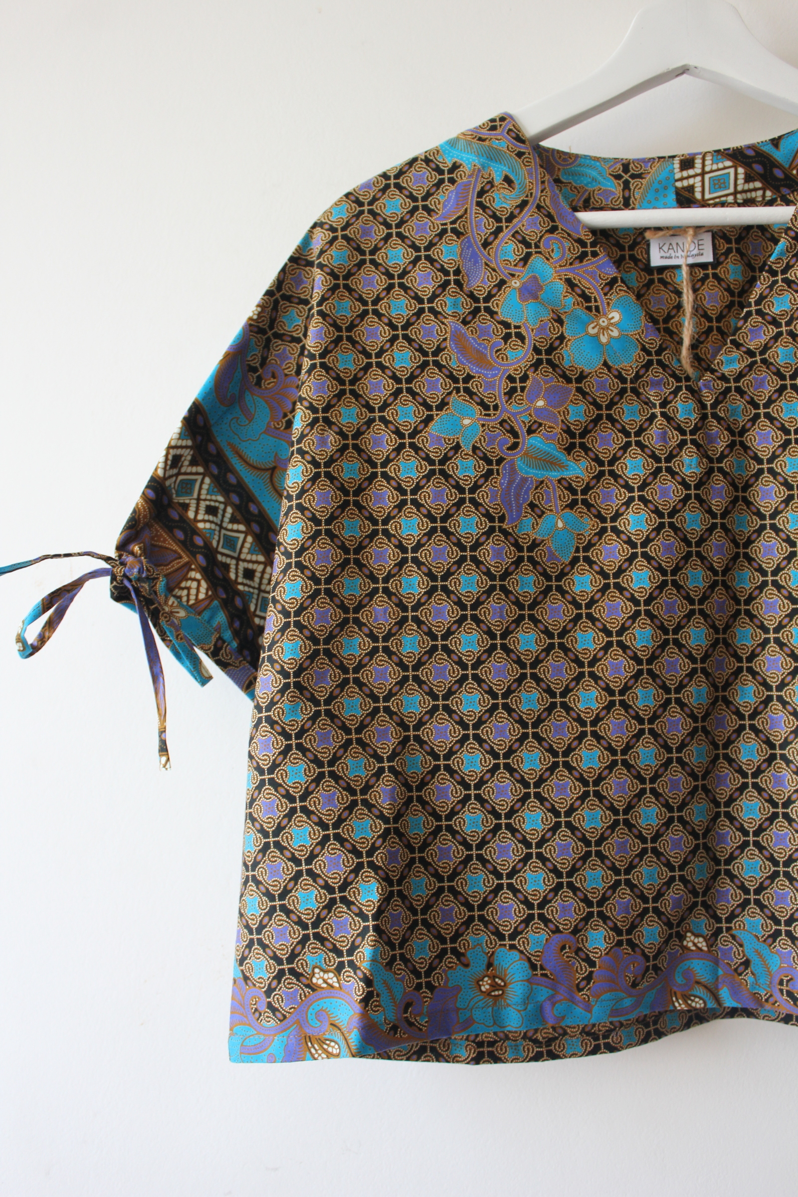 Avery Dae Batik Top - Turquoise