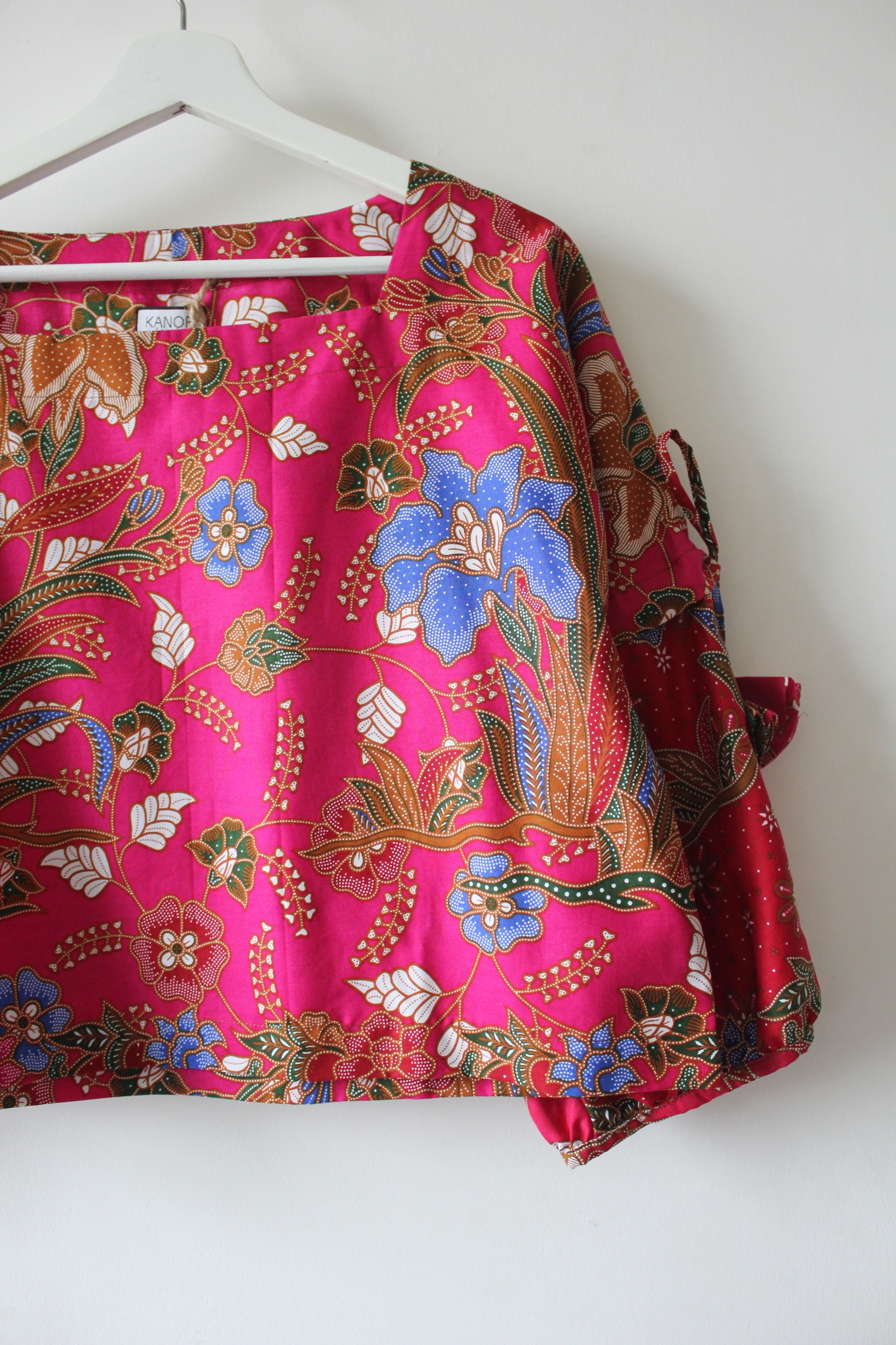 Klassik Batik Top - Bunga Blu
