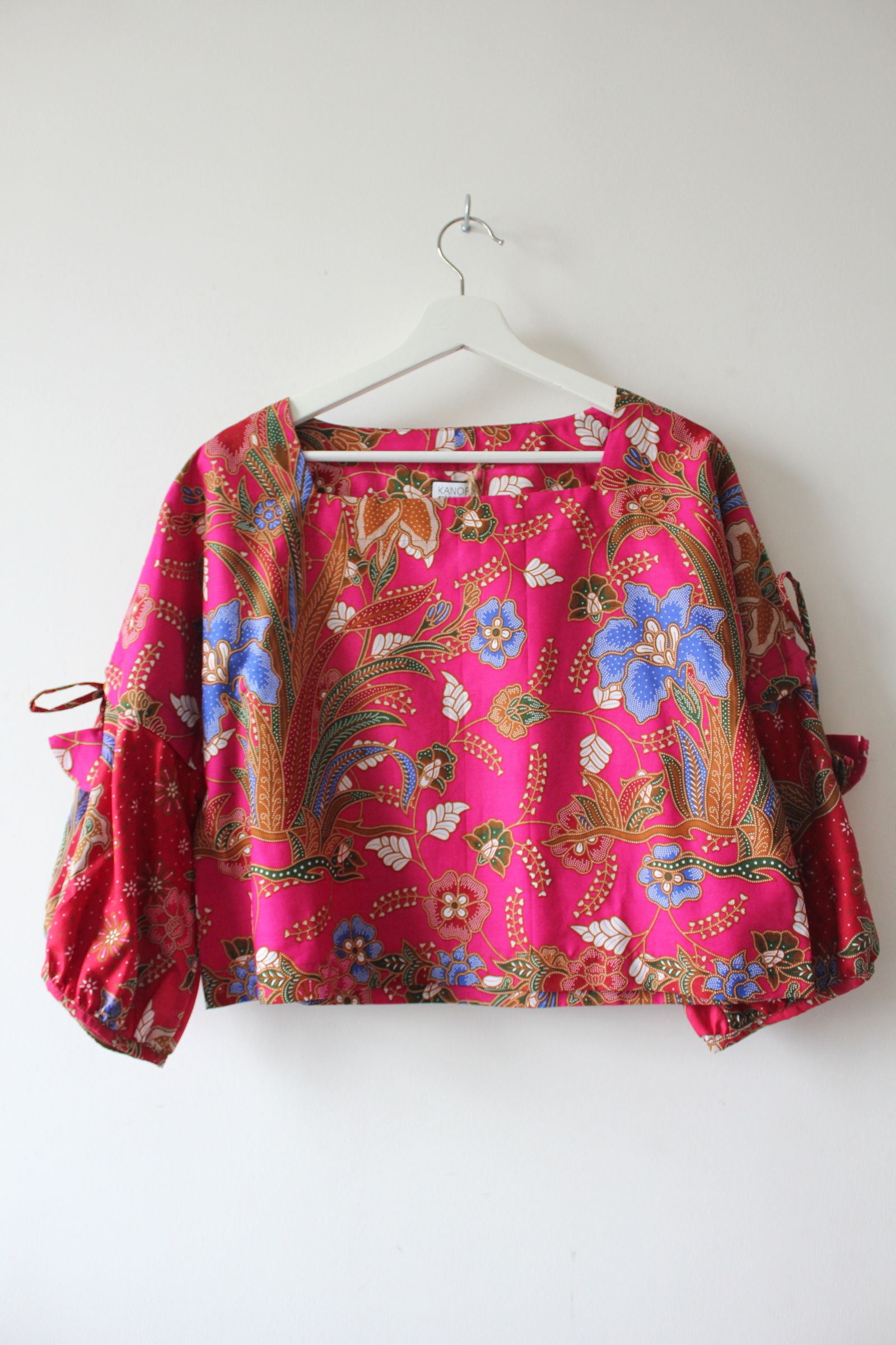 Klassik Batik Top - Bunga Blu