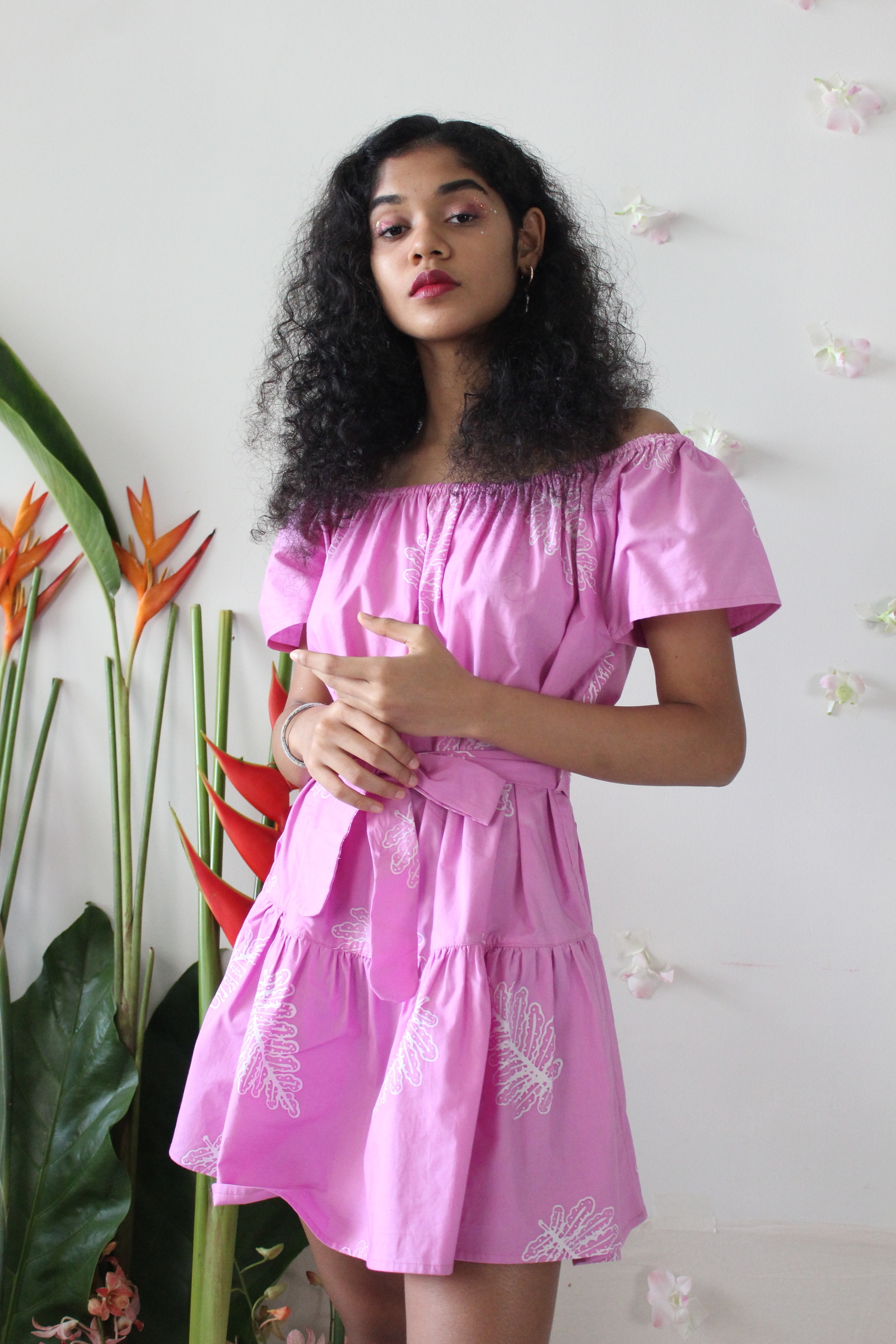 Inie Minie Dress - Paku Pink