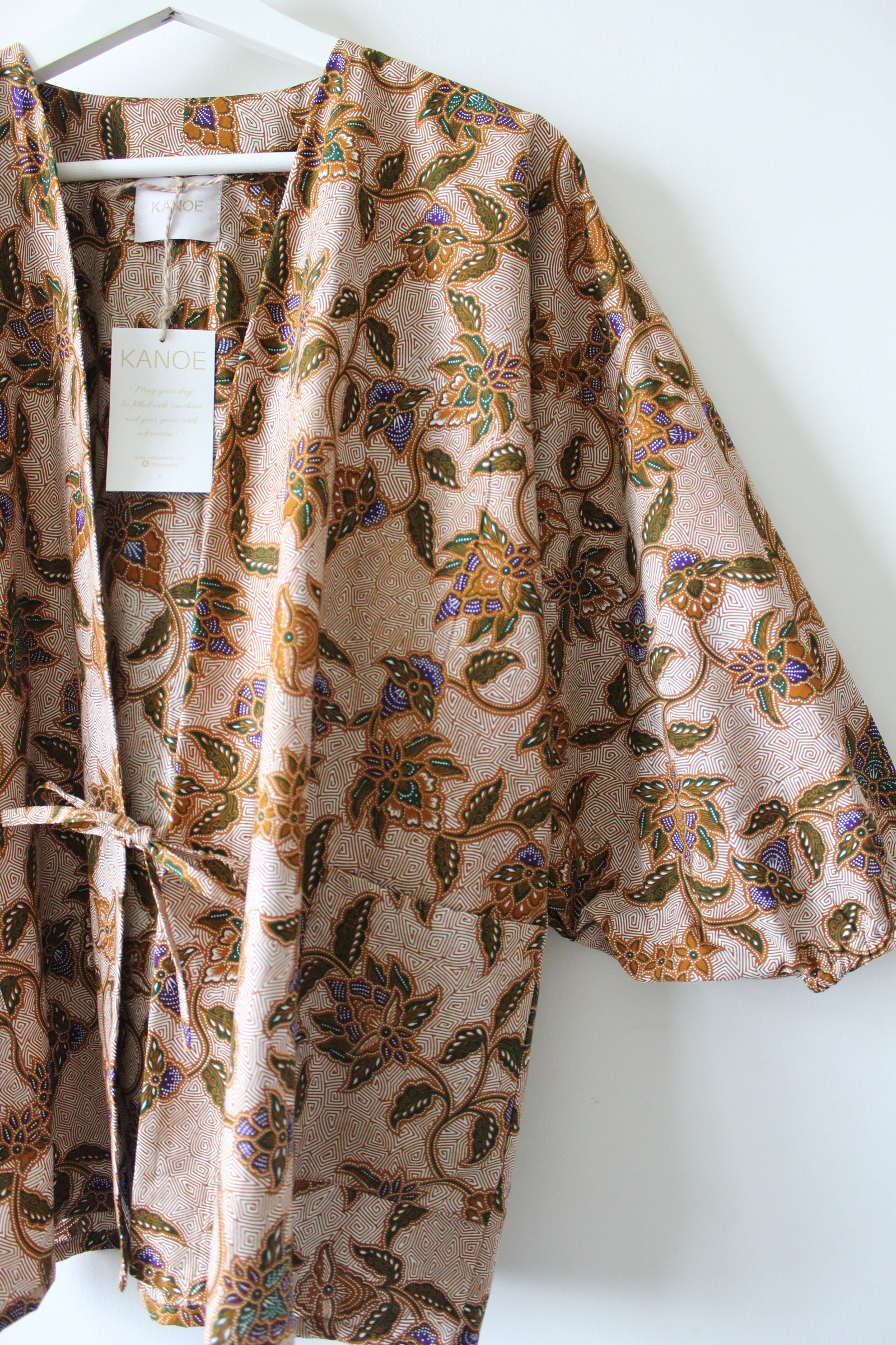 Batik Kimono Signature - Gia (Purple)