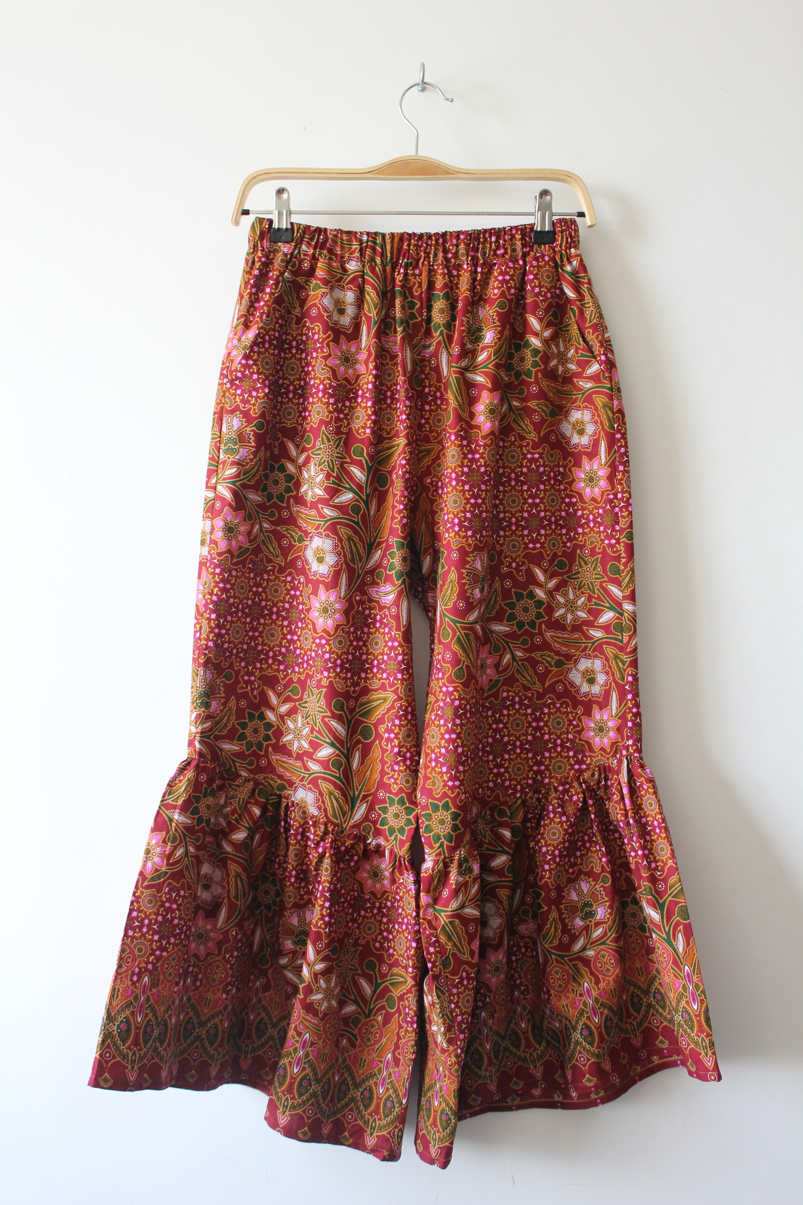 BIG GIRL Batik Frou Pants -  Spring Day