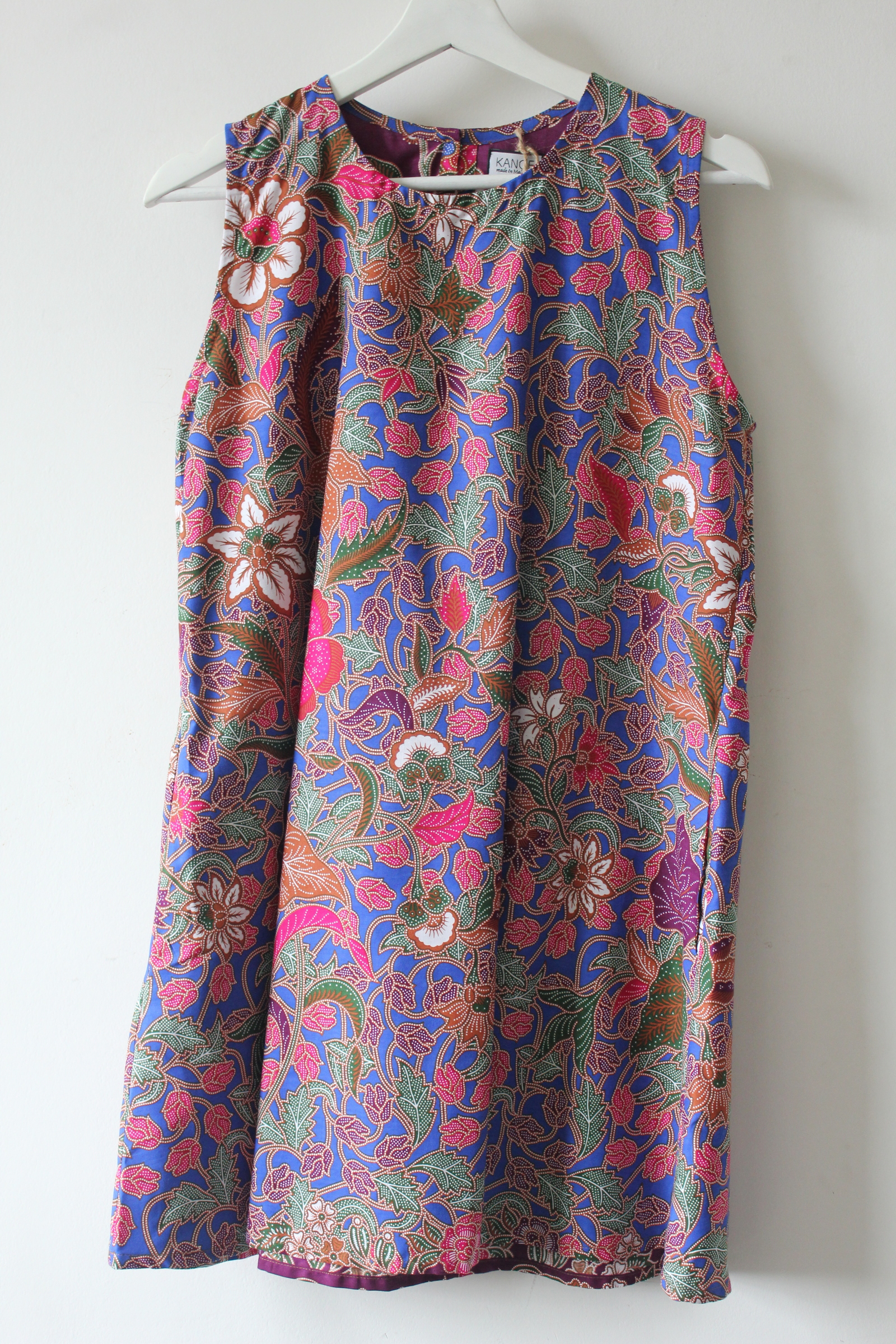 Batik Shift Dress (M) - Skye