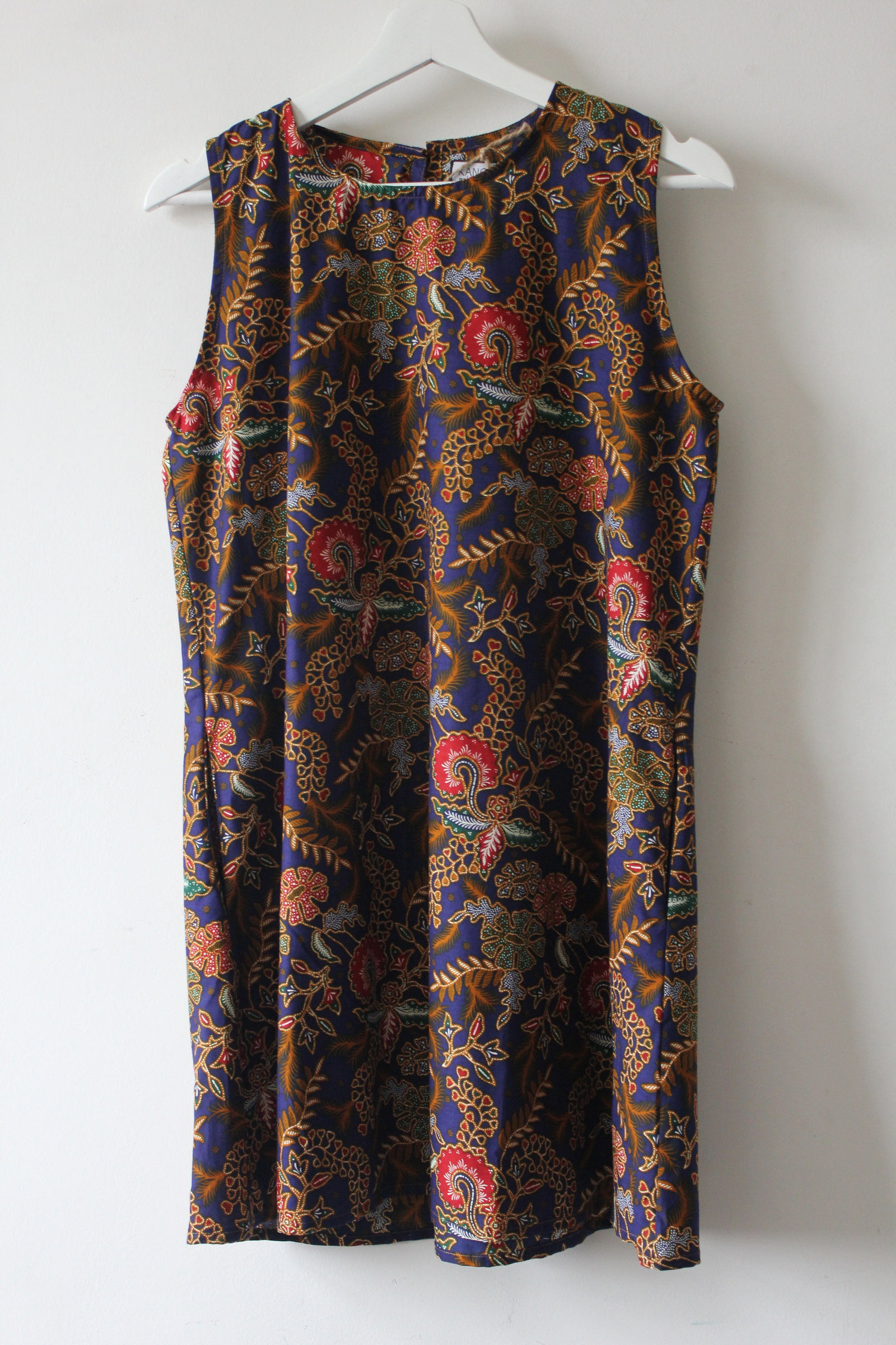 Batik Shift Dress (M) - Sia