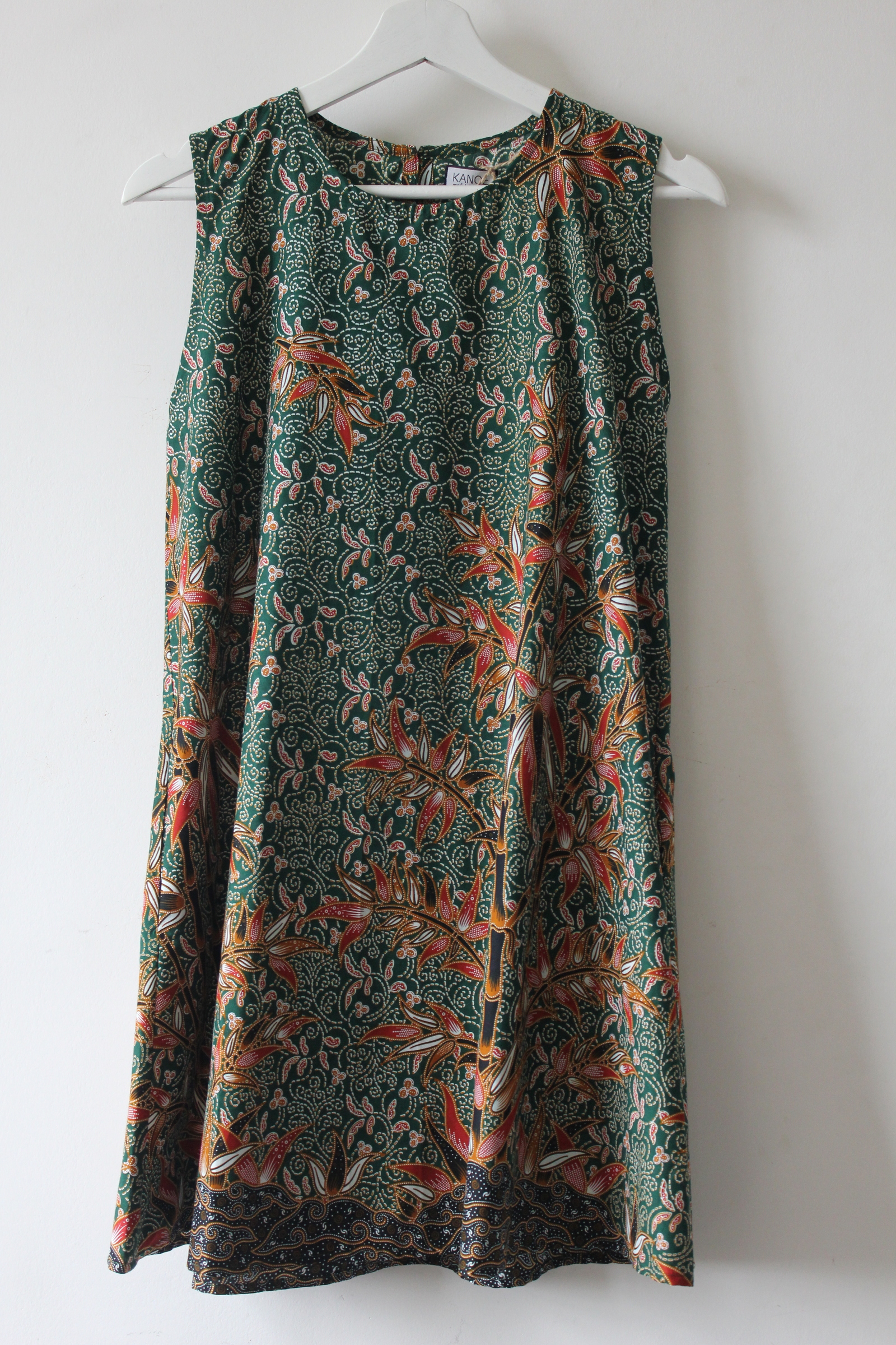 Batik Shift Dress (M) - Ginger
