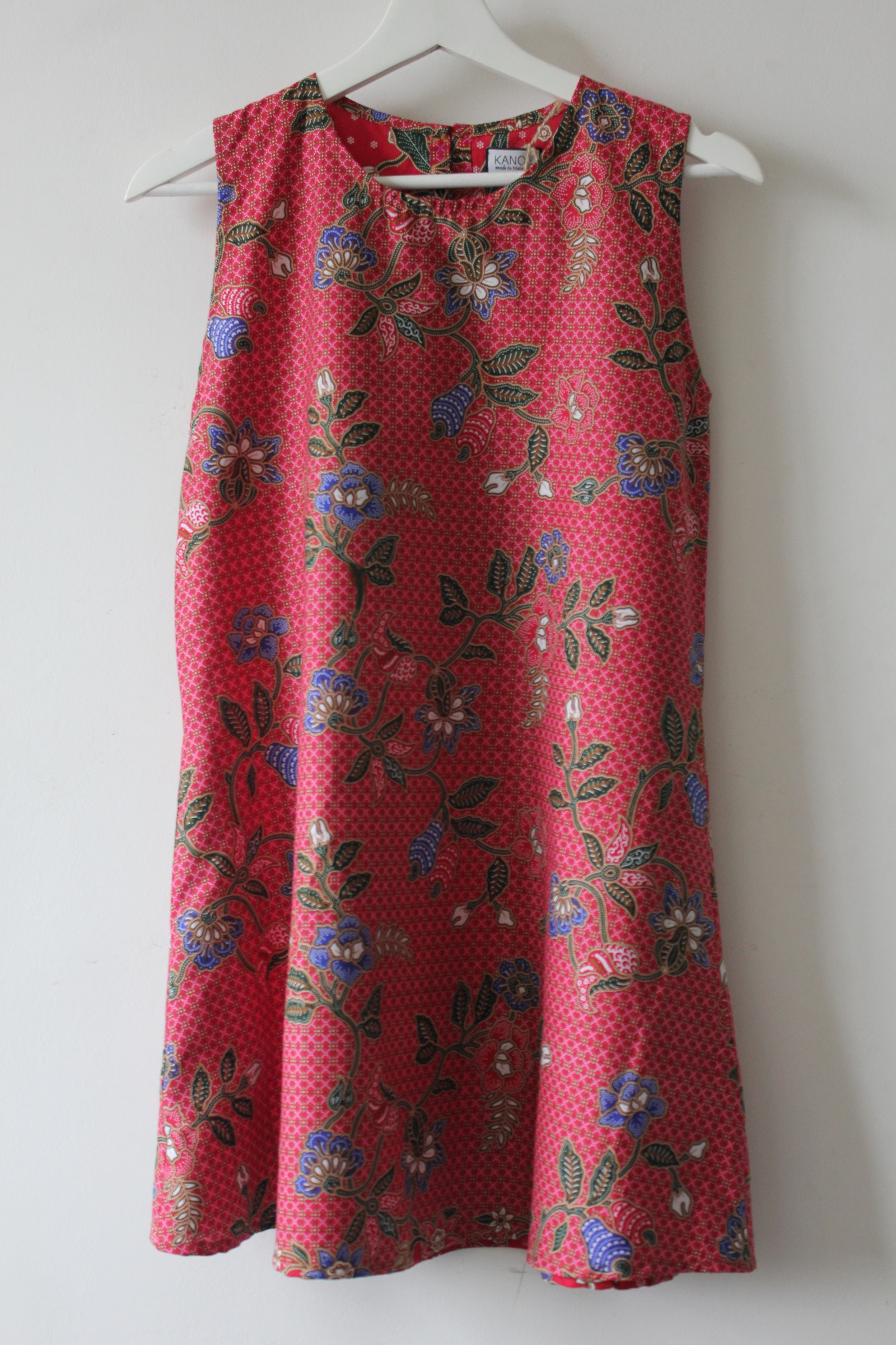 Batik Shift Dress (S) - Annie