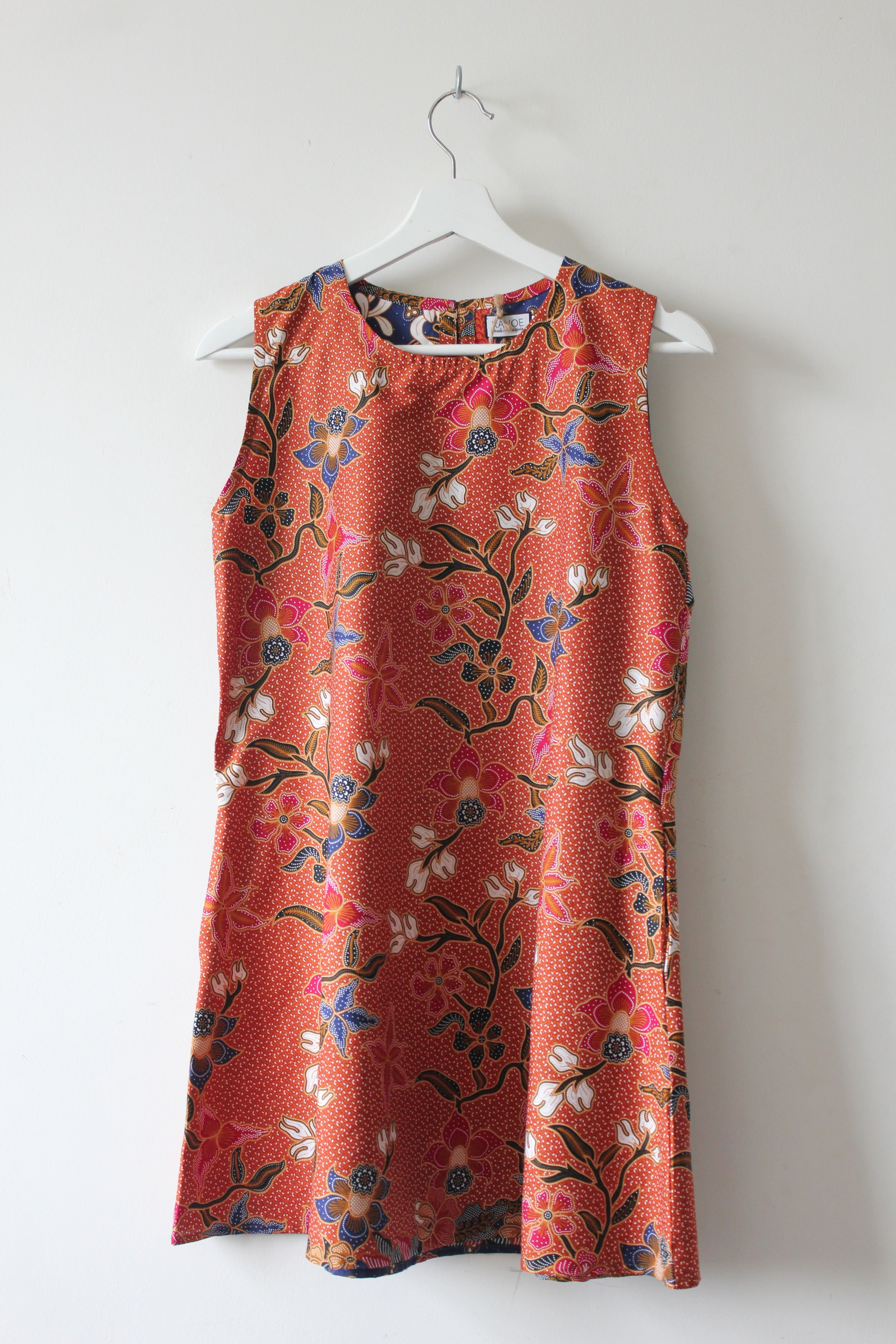 Batik Shift Dress (S) - Reina