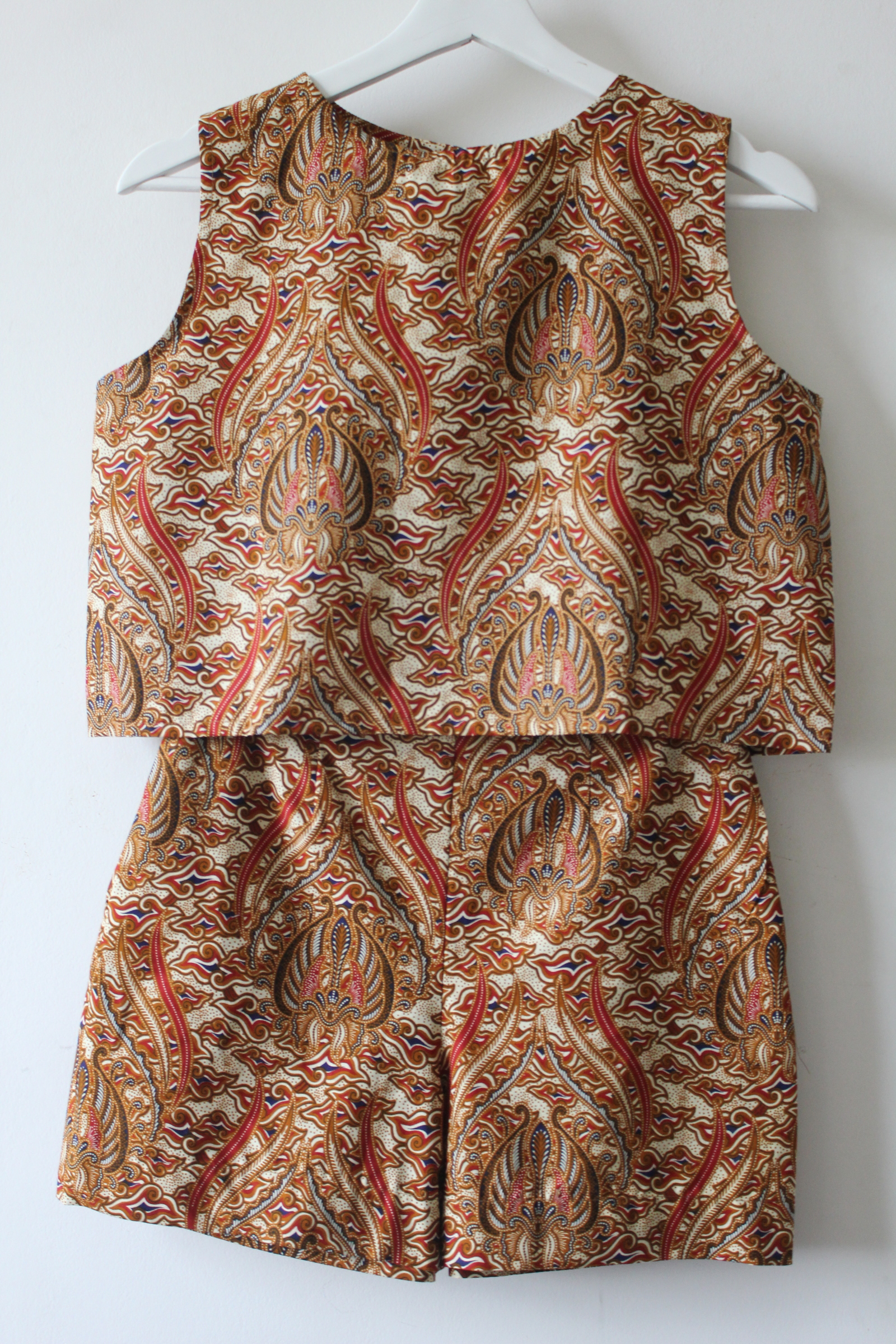 Matching Batik Set (S) - Nihon Clouds (Blue)