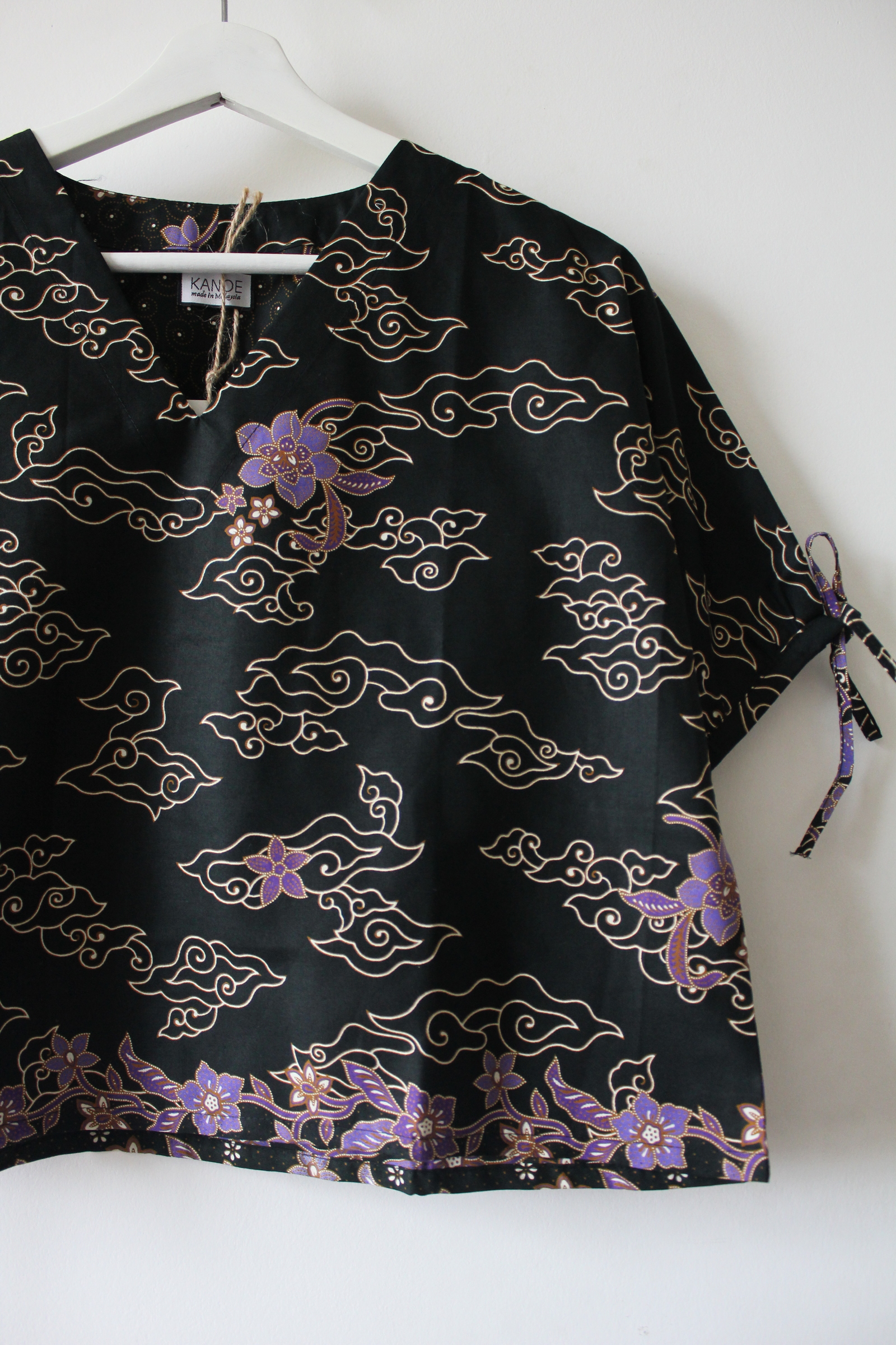 Avery Dae Batik Top - Yun (Purple)