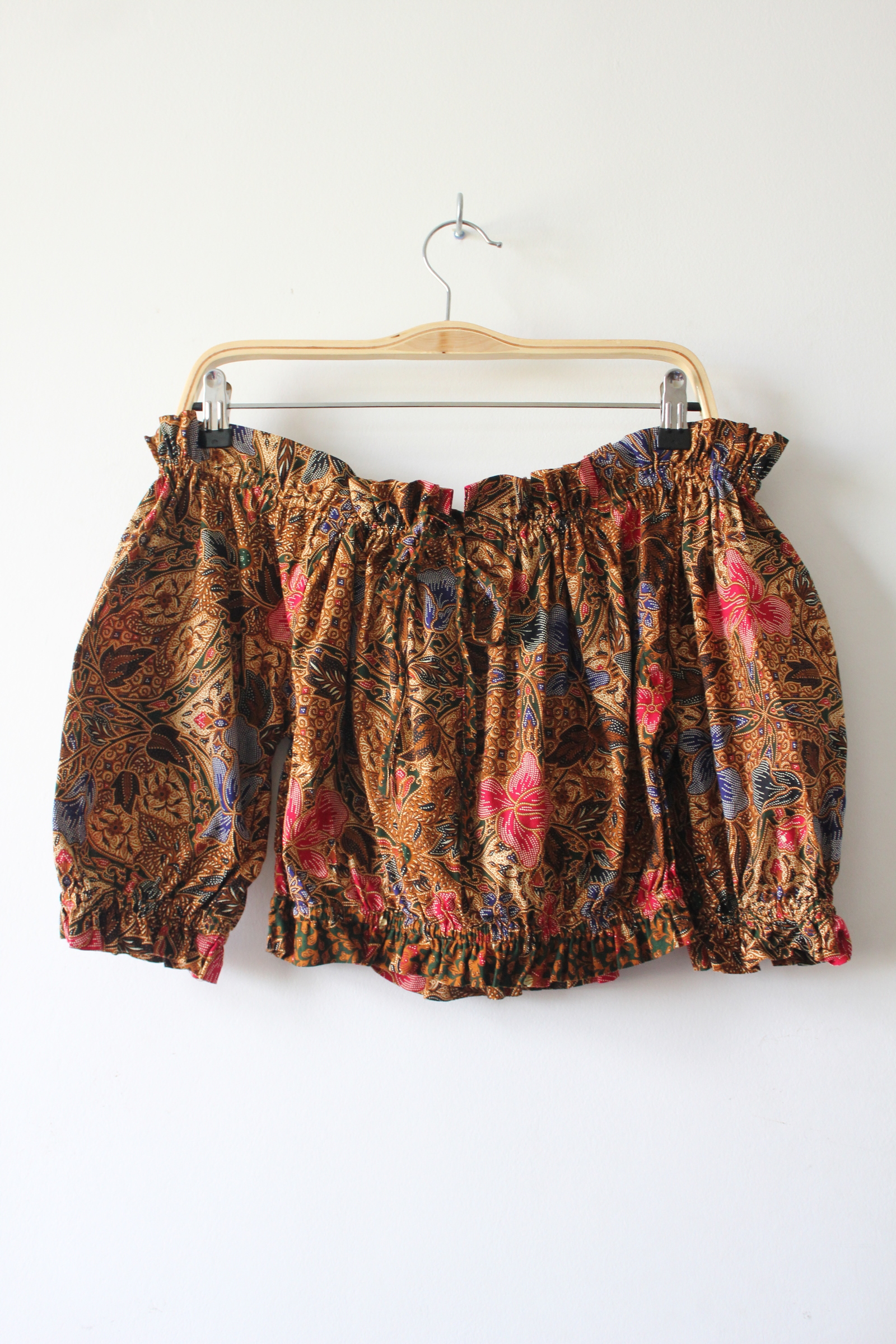 Cropped Batik Blouse - Kendall