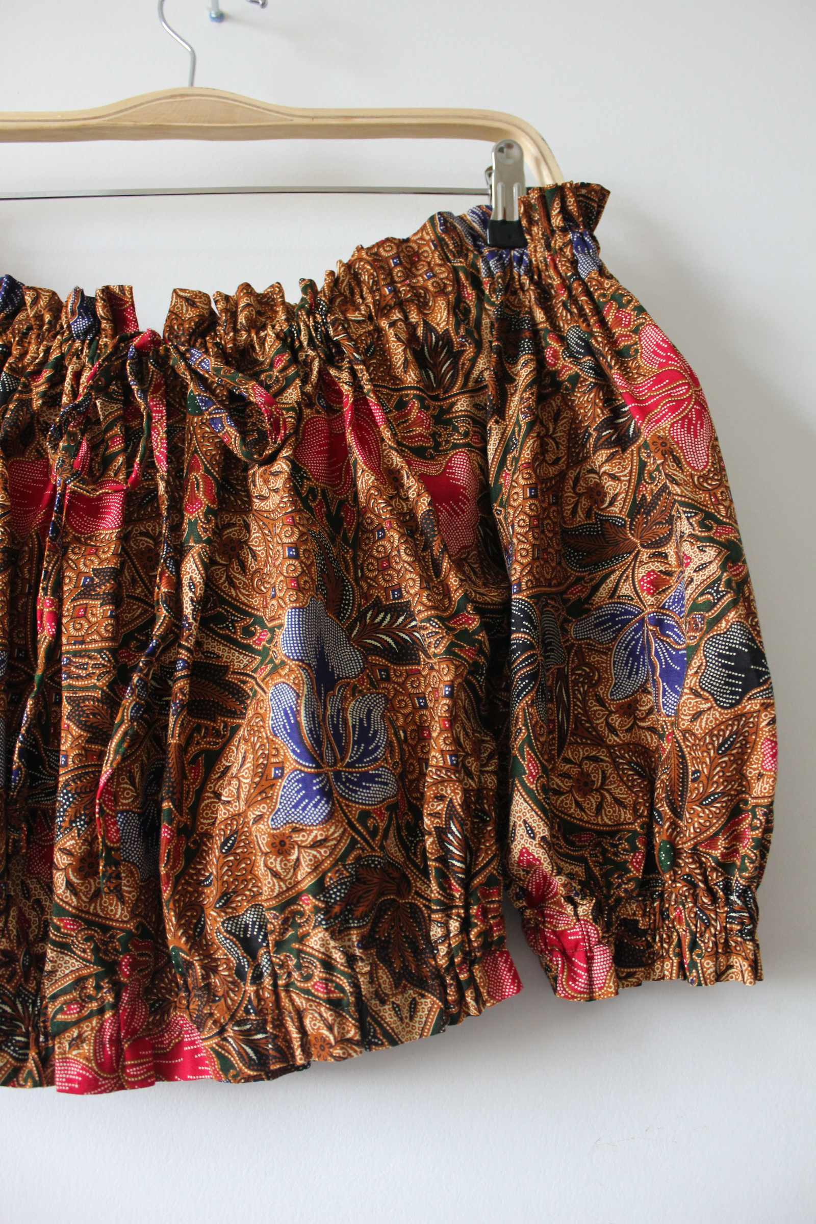 Cropped Batik Blouse - Kylie