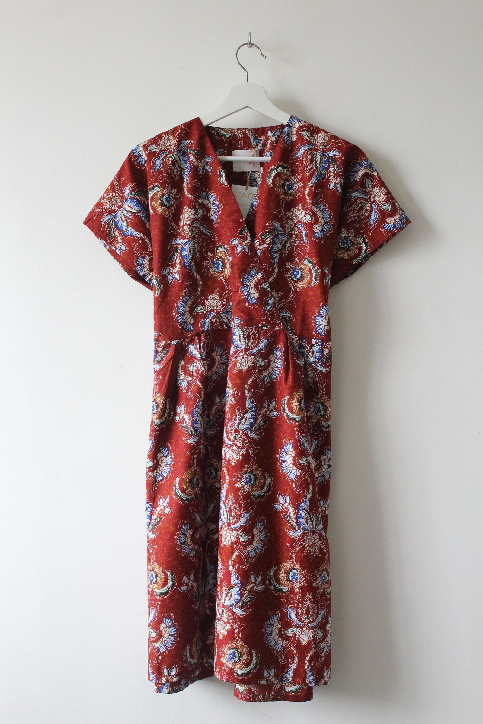 Kimono wrap dress - Ruby