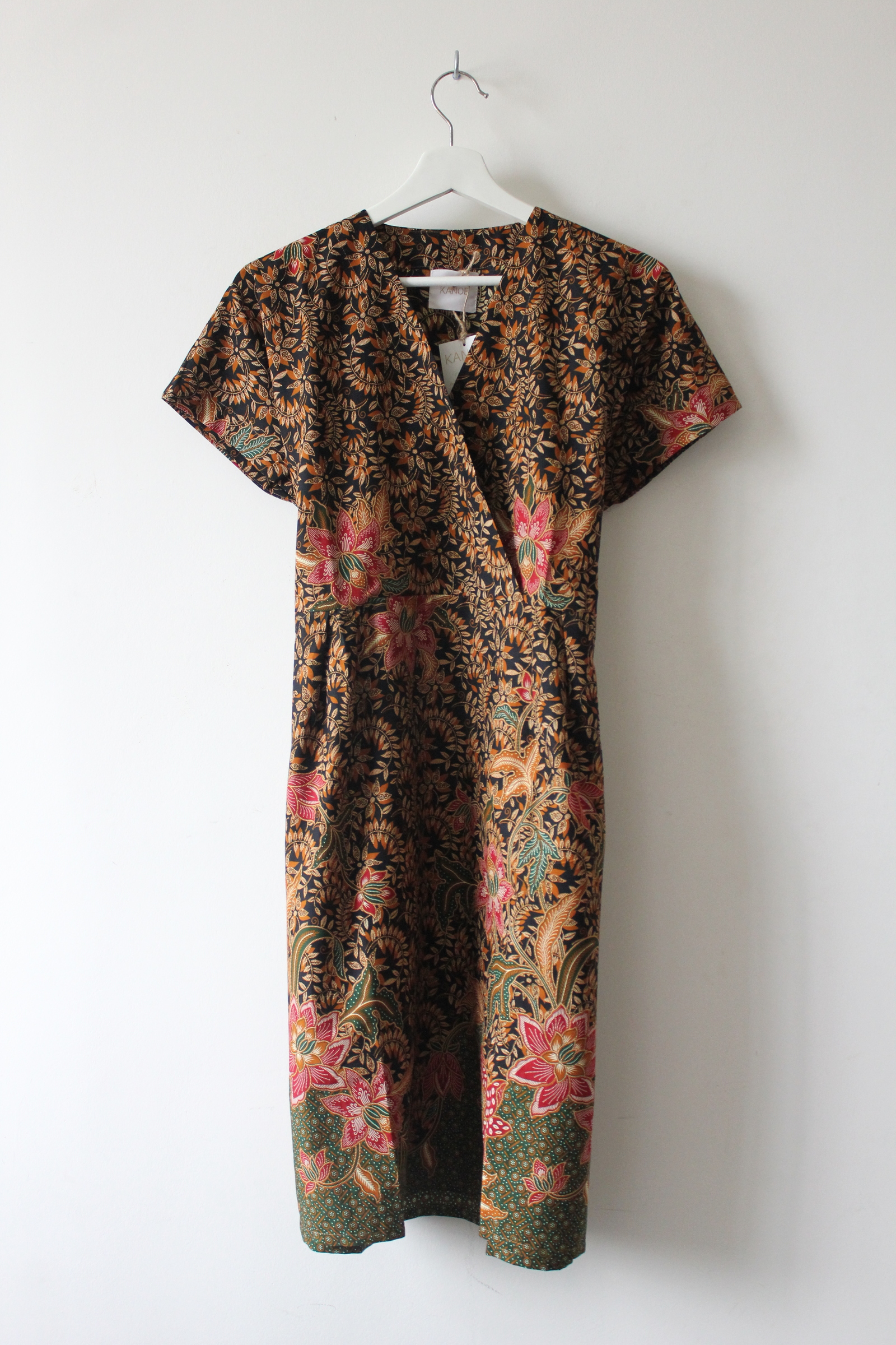 Kimono wrap dress - Malam ( Black )