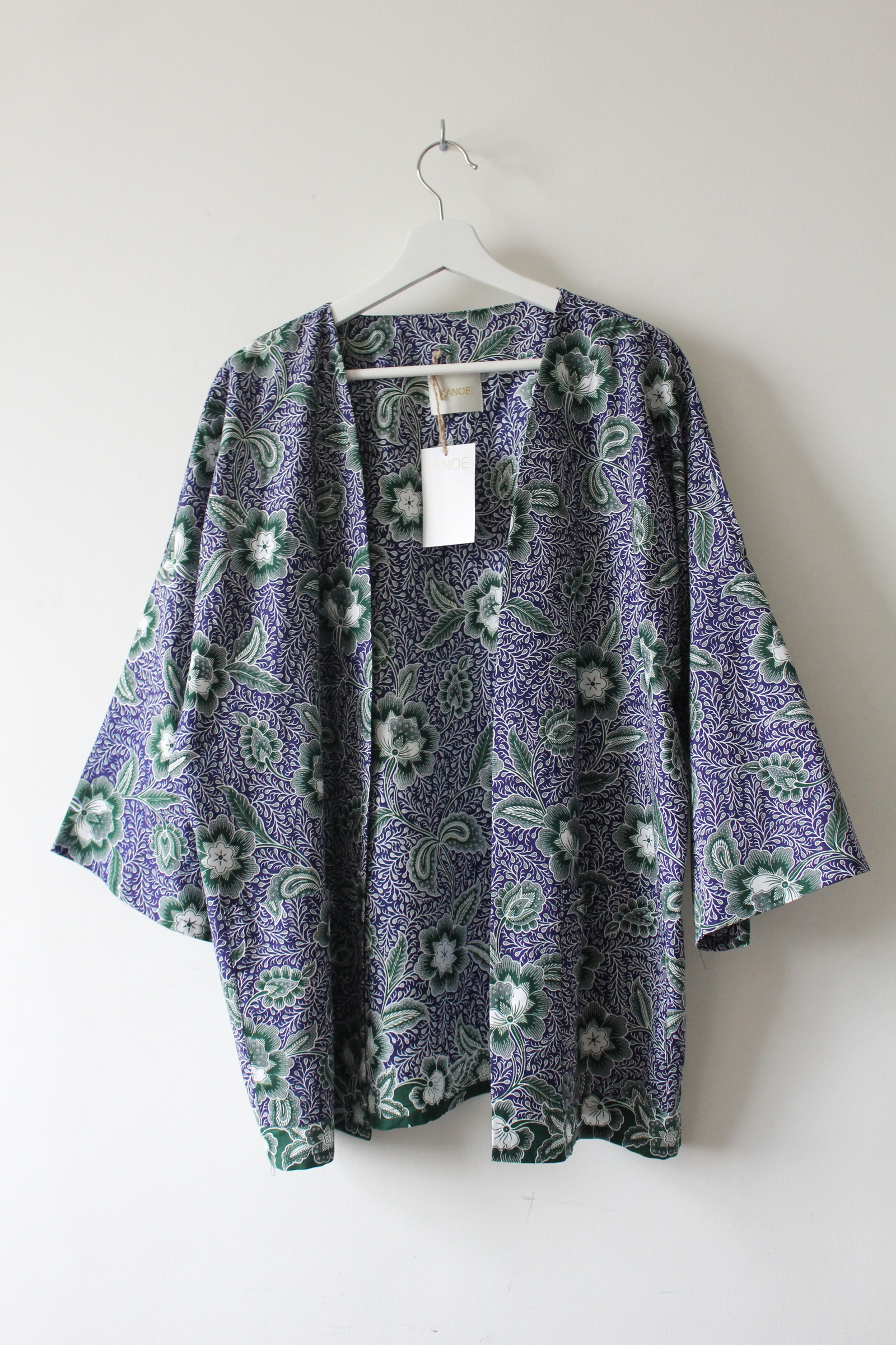 Batik Kimono Basic - Porcelaine ( Blue )
