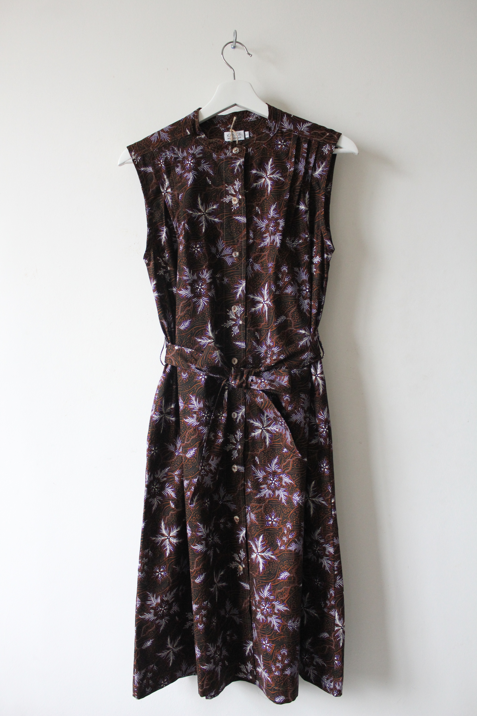 Button Down Dress (L) - Sienna (Purple)
