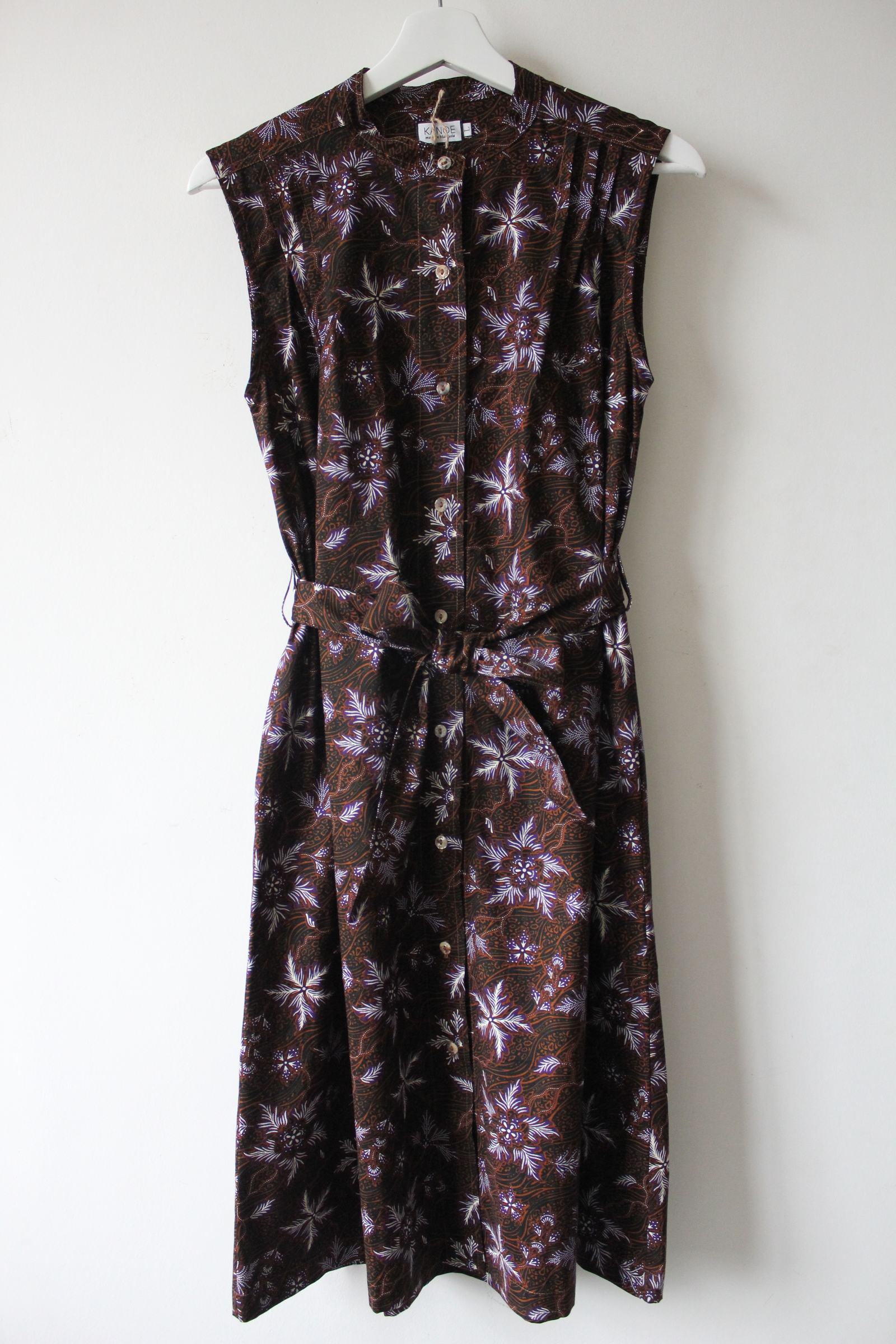 Button Down Dress (L) - Sienna (Purple)