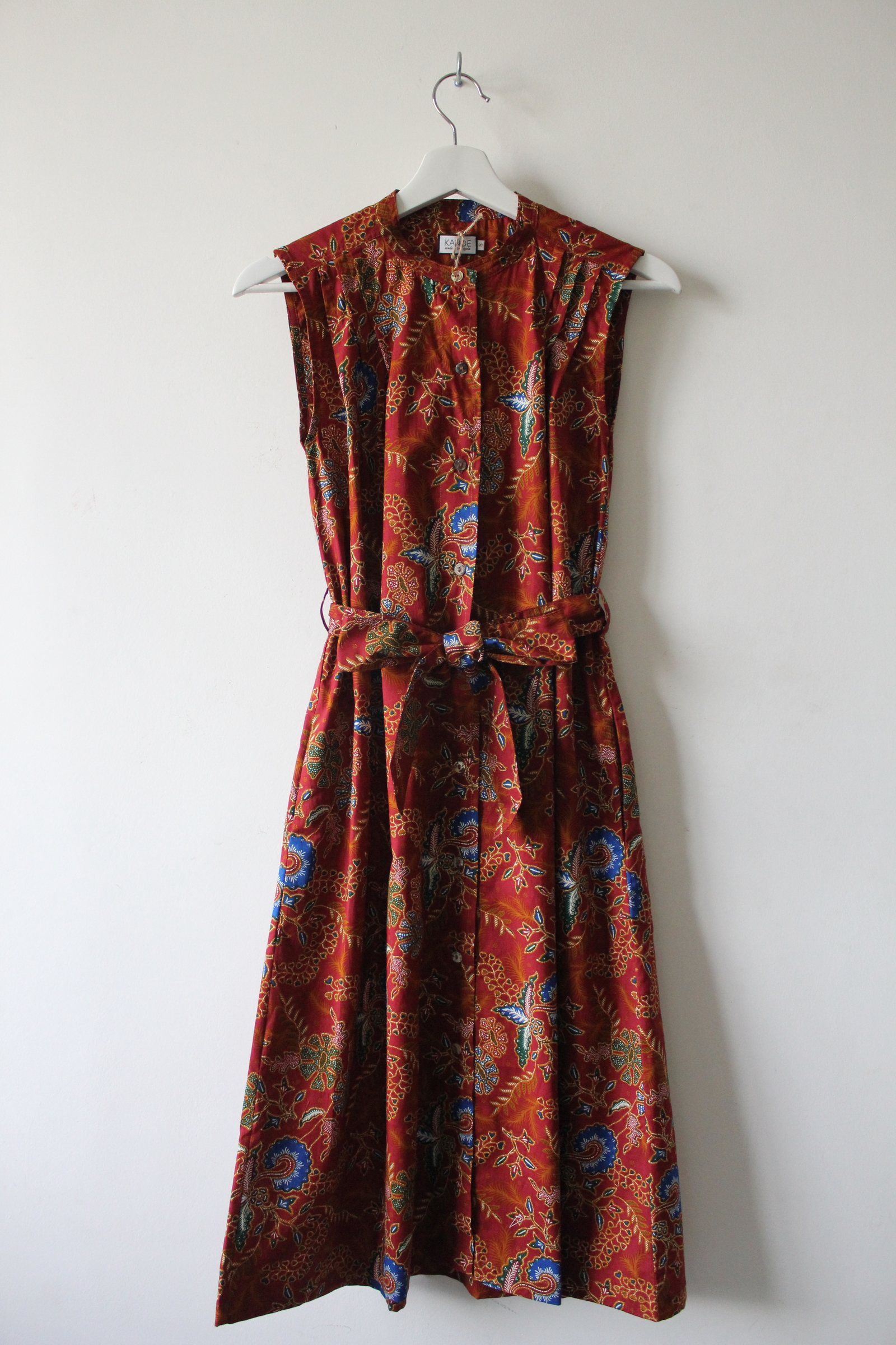 Button Down Dress (S) - Amber