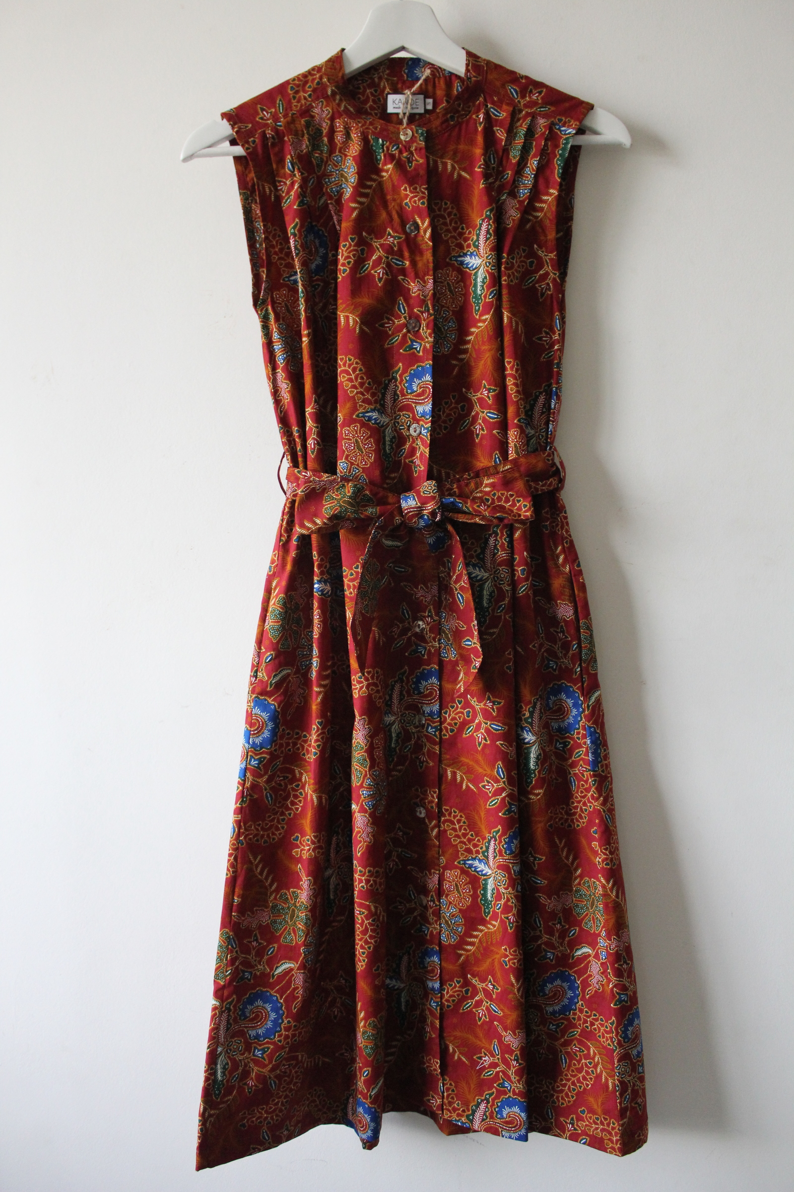Button Down Dress (S) - Amber