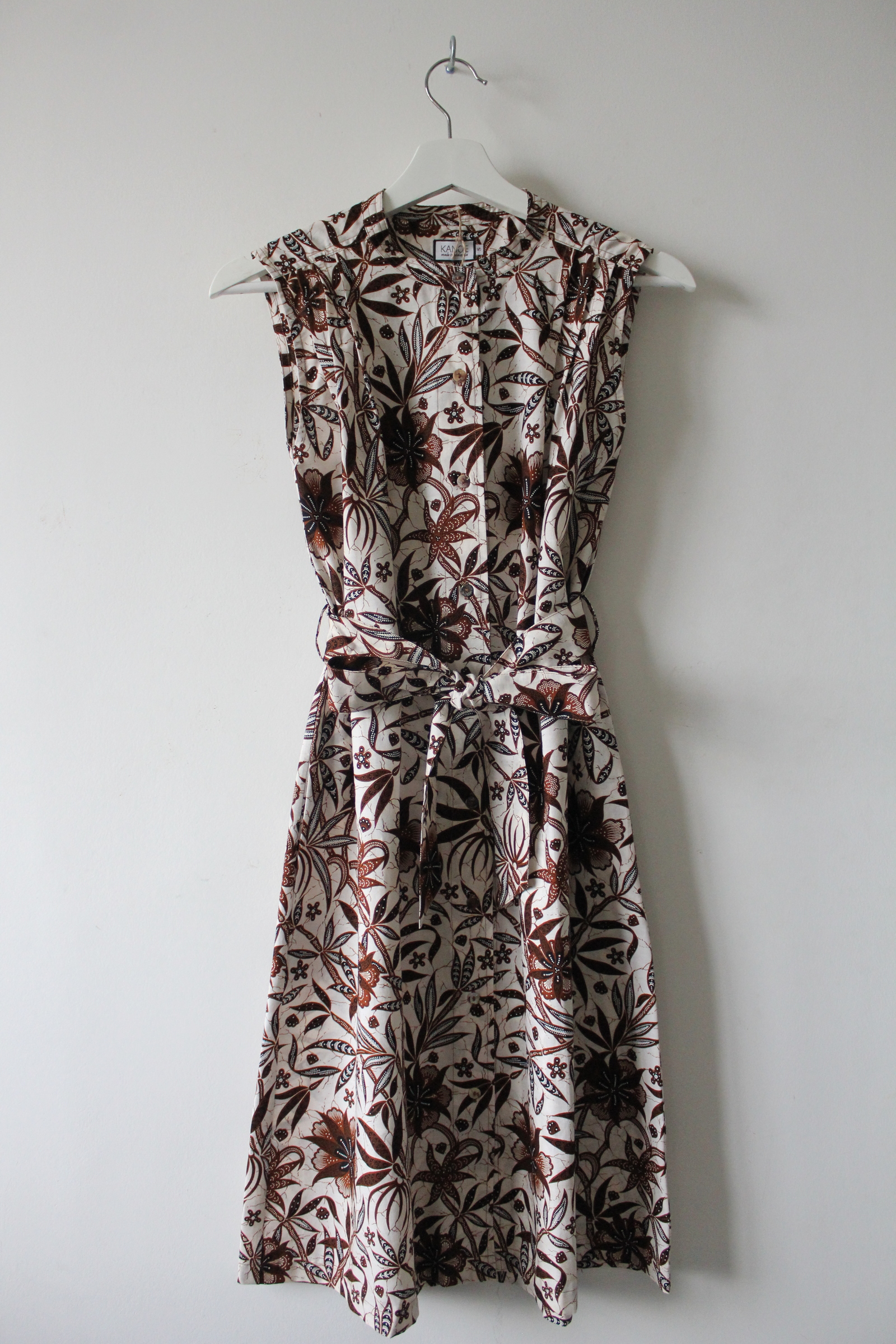 Button Down Batik Dress (S) - Maybel