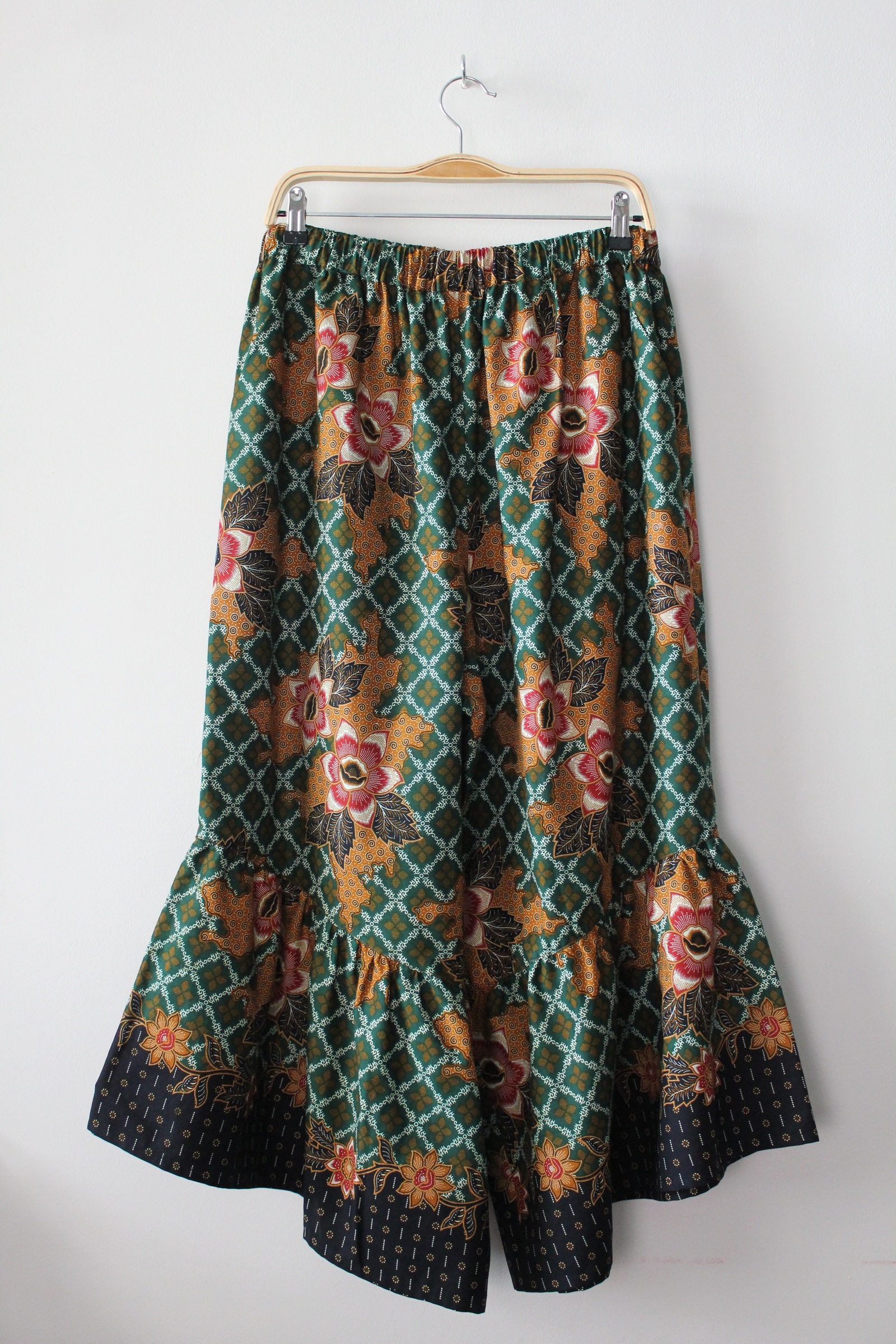 BIG GIRL Batik Frou Pants - Pandan