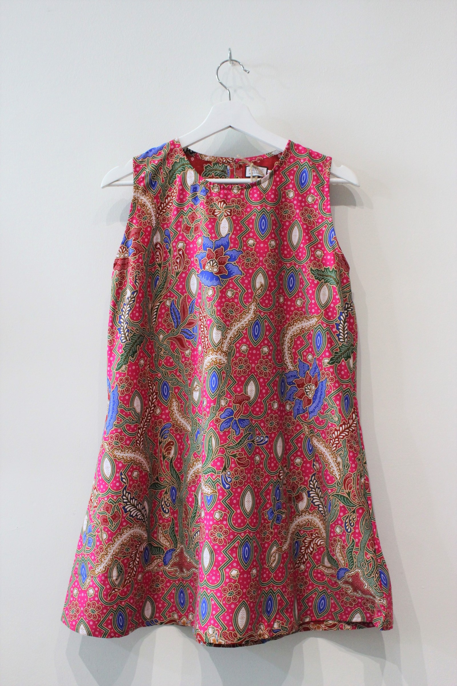 Batik Shift Dress (M) - Tina