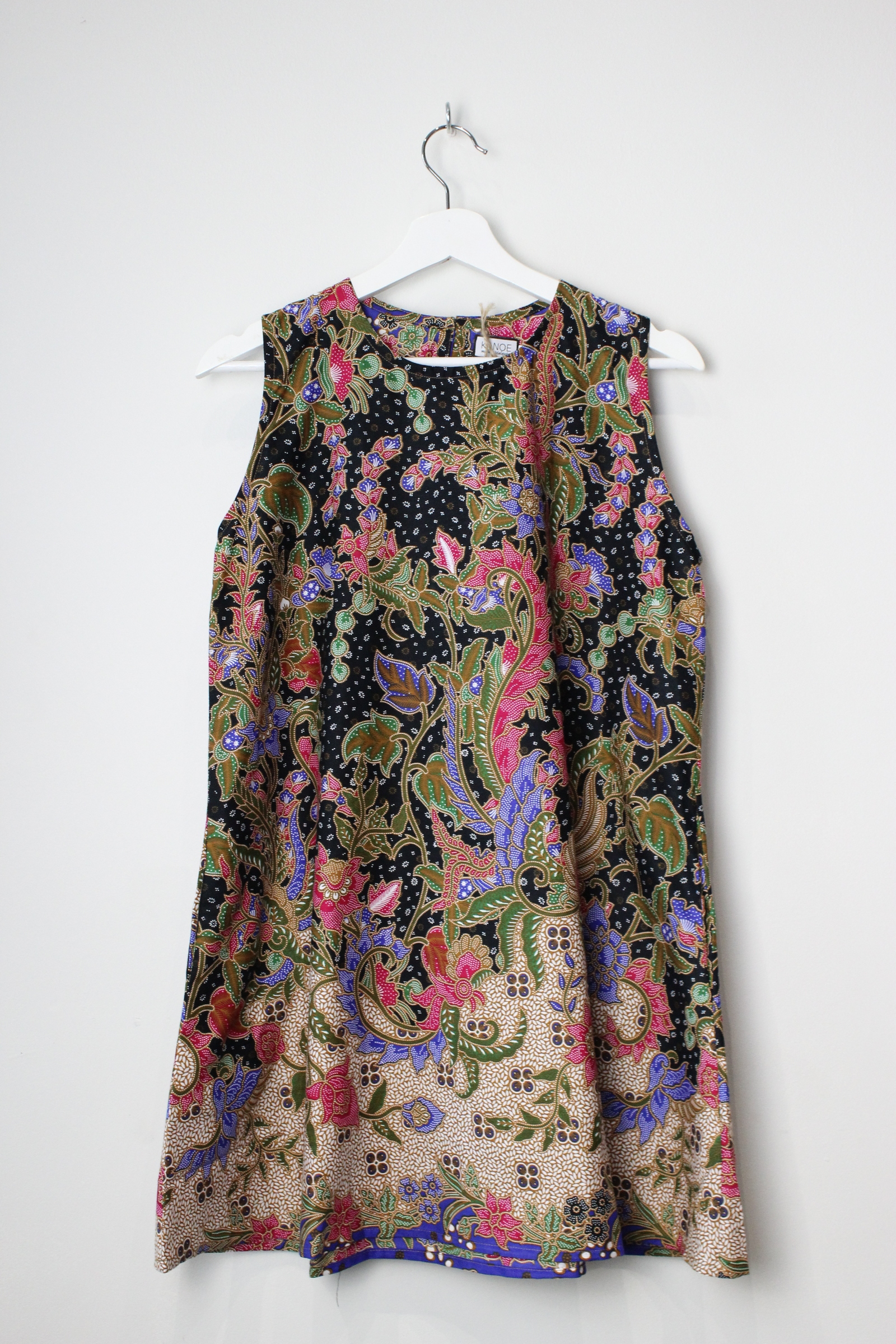 Batik Shift Dress (M) - Dahlia