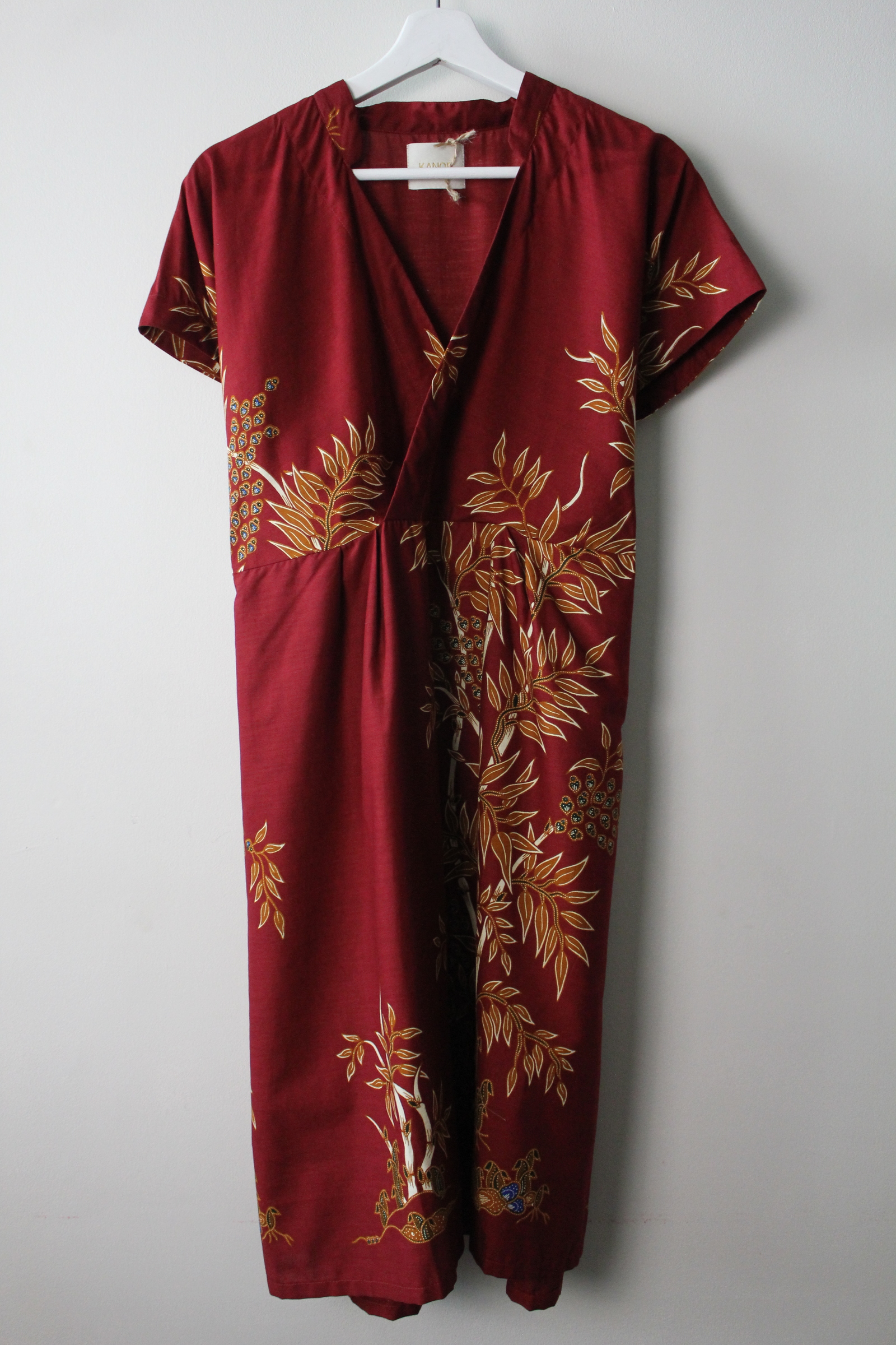 Kimono wrap dress w/ mandarin collar - Rollin