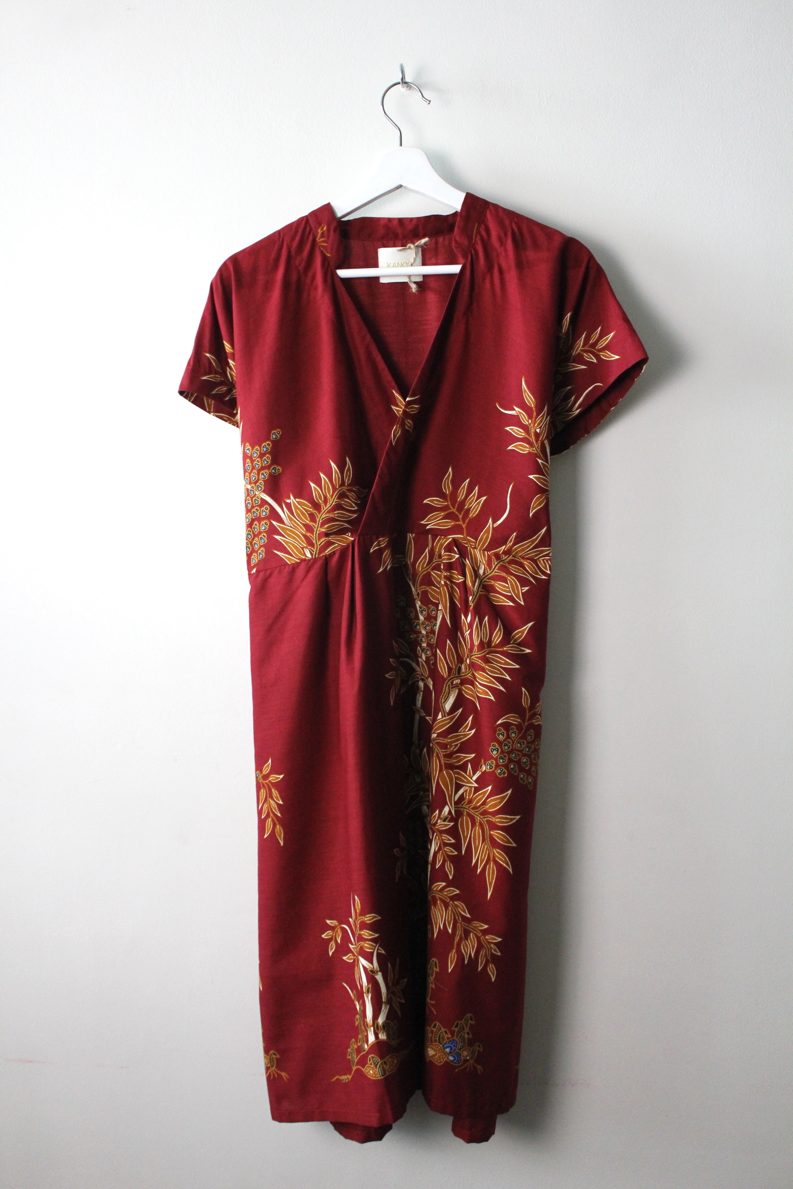 Kimono wrap dress w/ mandarin collar - Rollin