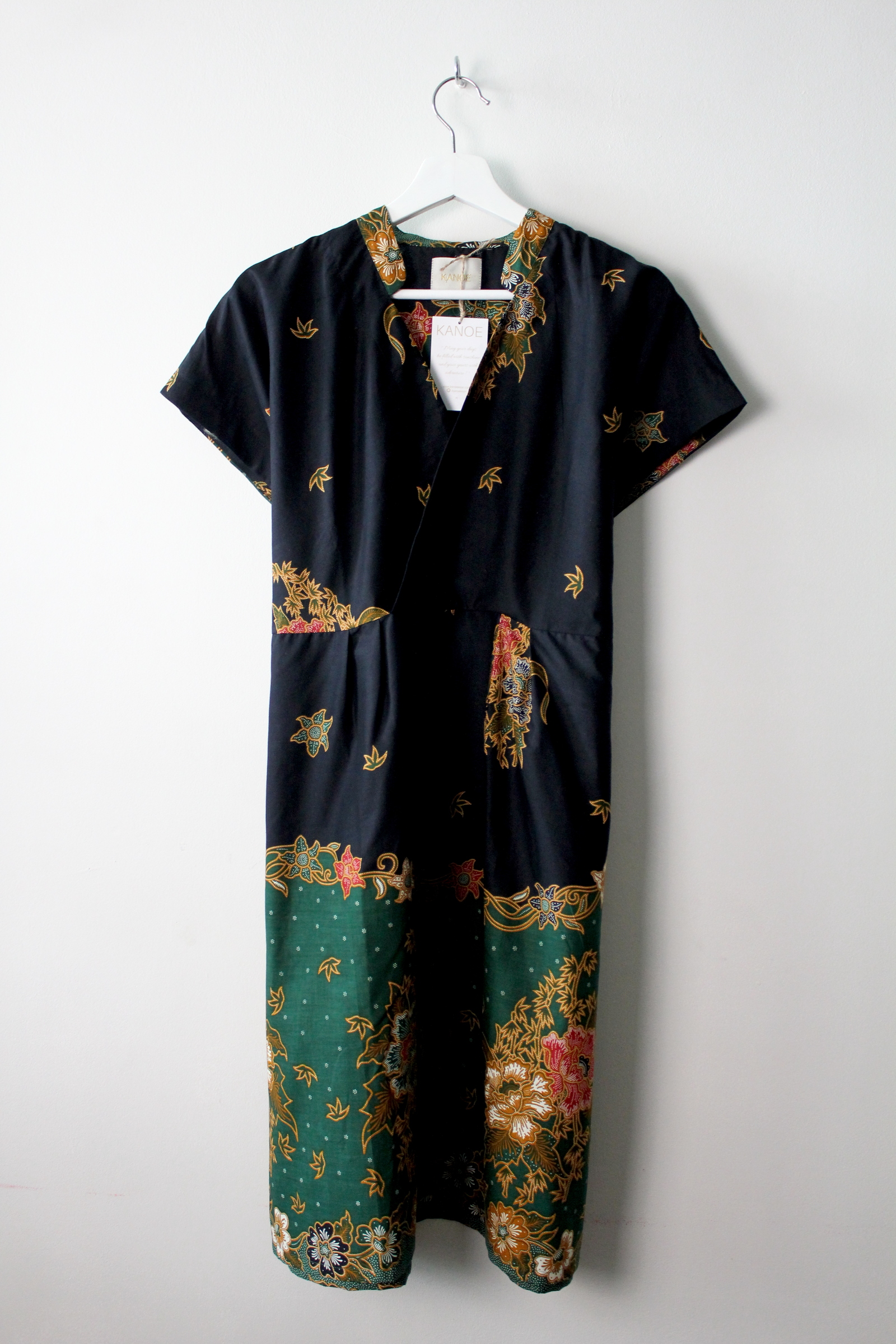 Kimono wrap dress w/ mandarin collar - Song