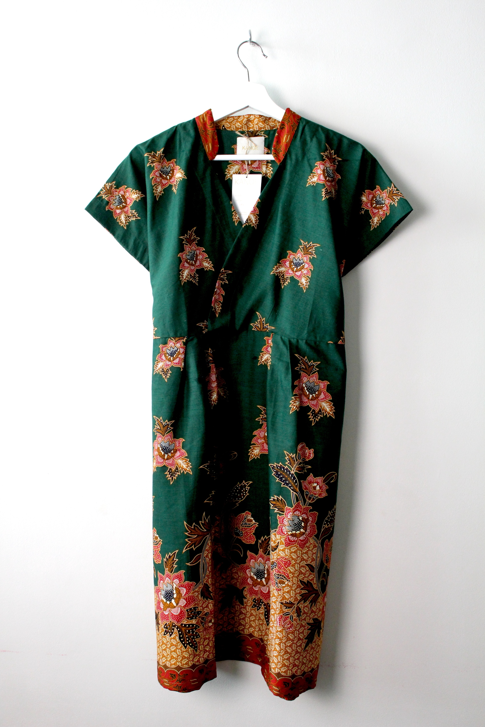 Kimono wrap dress w/ mandarin collar - Sammie