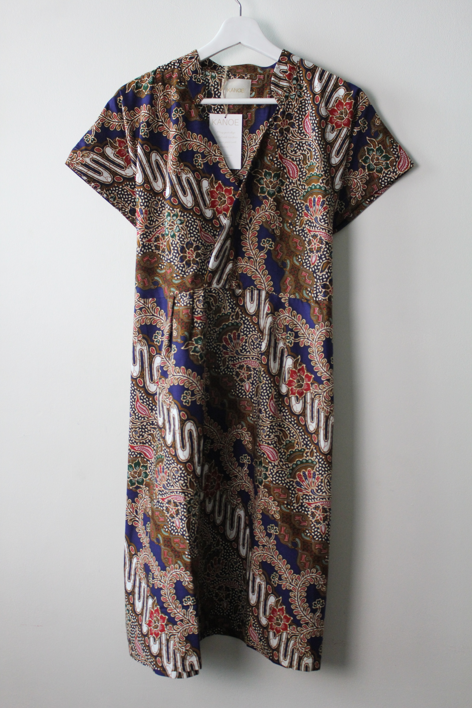Kimono wrap dress w/ mandarin collar - Yenni