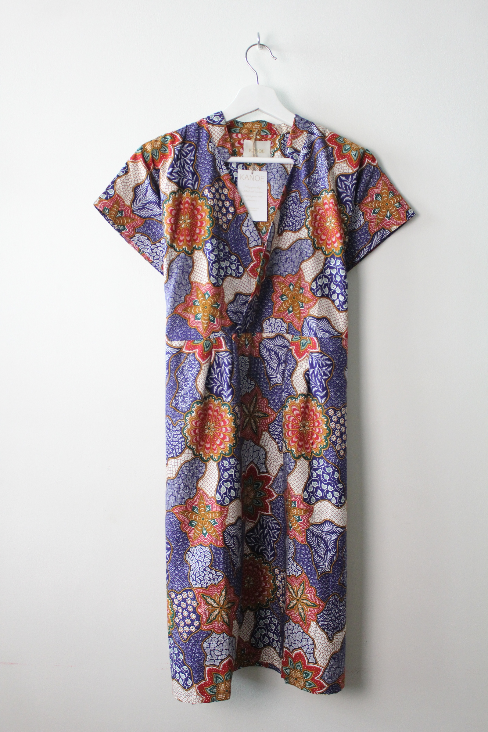 Kimono wrap dress w/ mandarin collar - Pico