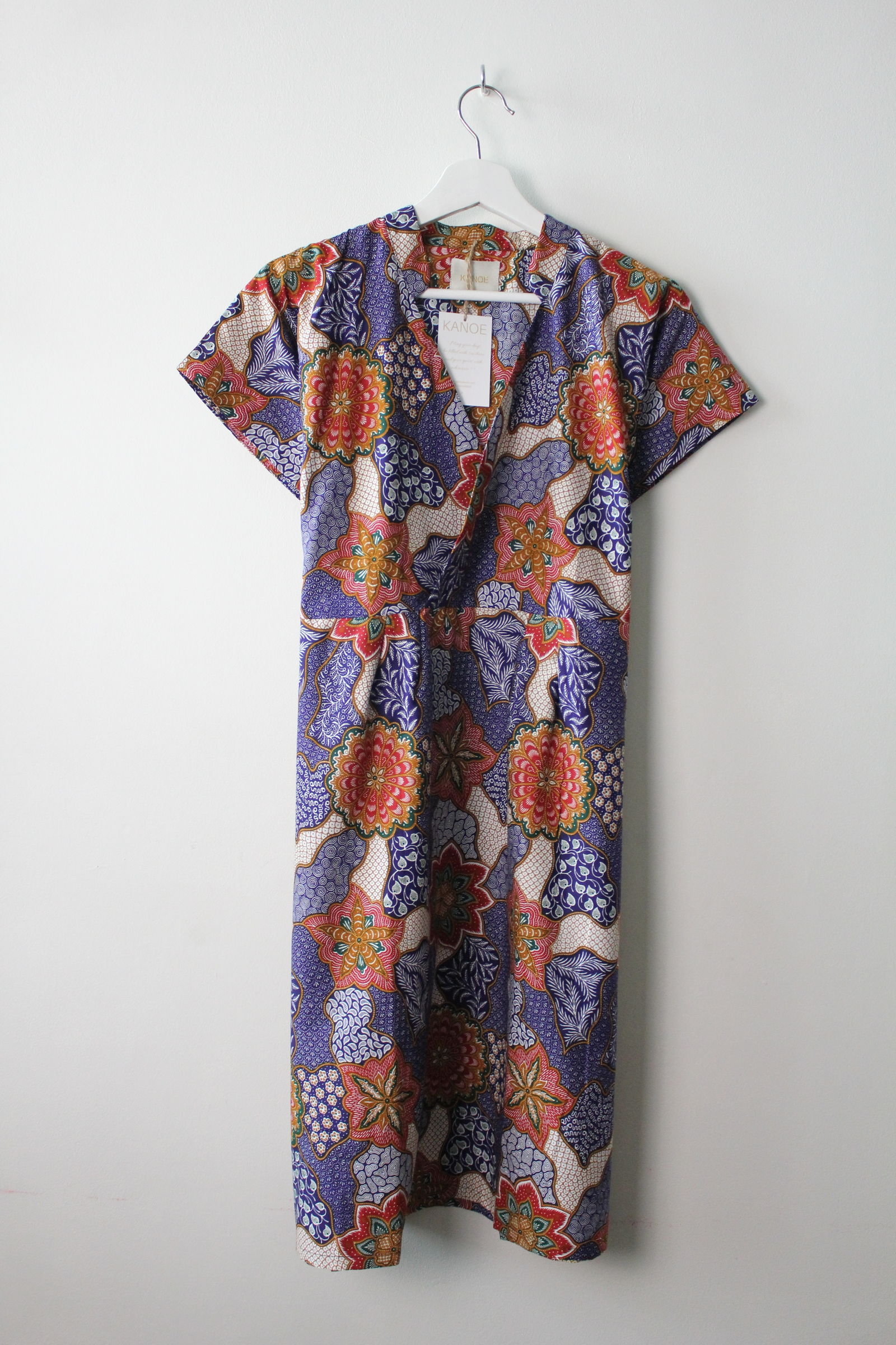 Kimono wrap dress w/ mandarin collar - Pico