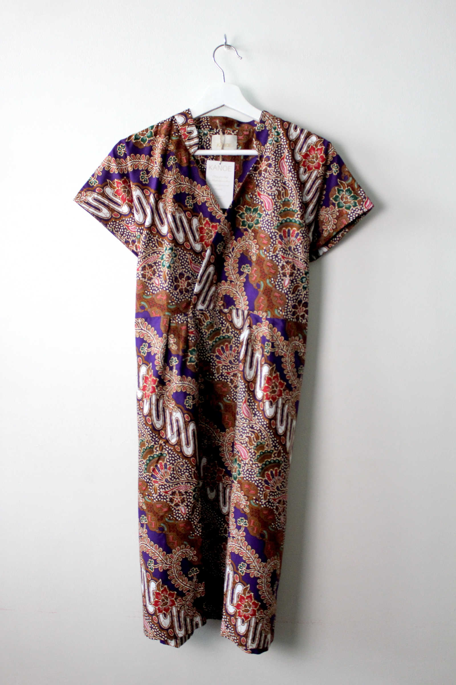 Kimono wrap dress w/ mandarin collar - Tina