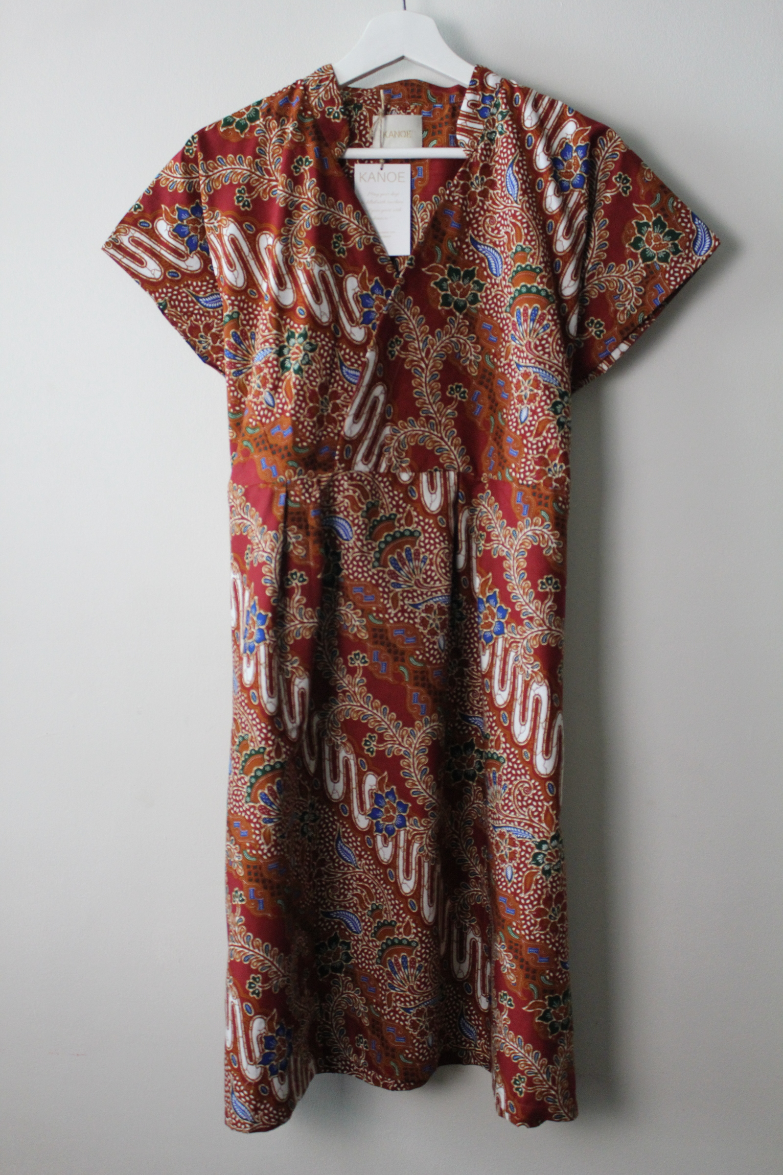 Kimono wrap dress w/ mandarin collar - Fei