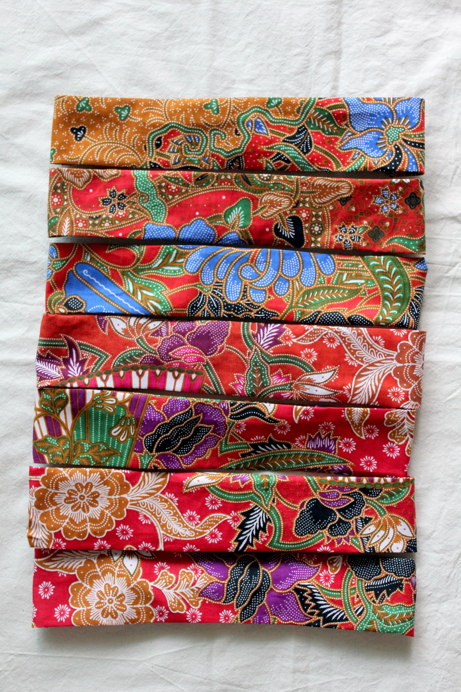 Batik Headbands ( Straight ) - Flames