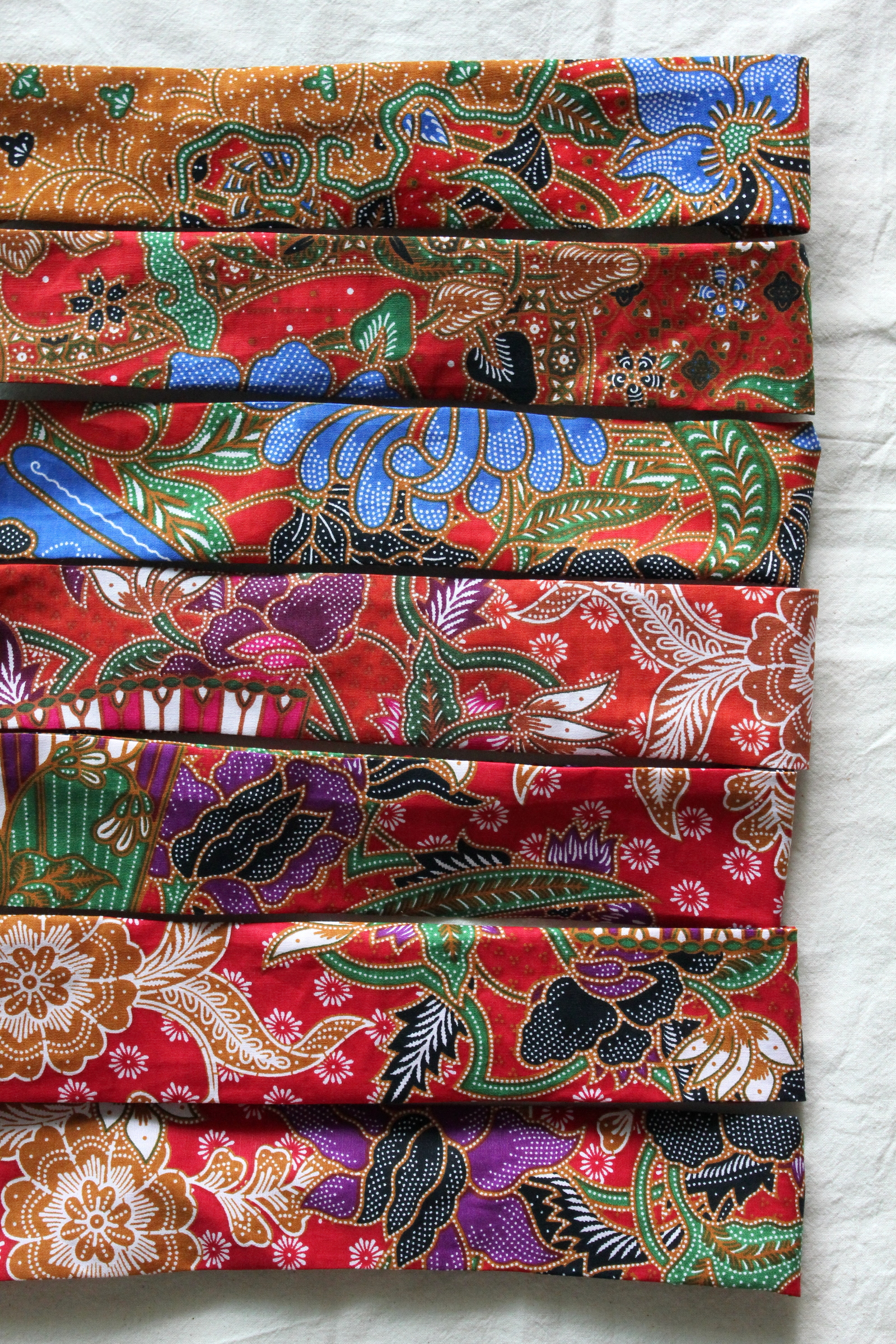 Batik Headbands ( Straight ) - Flames