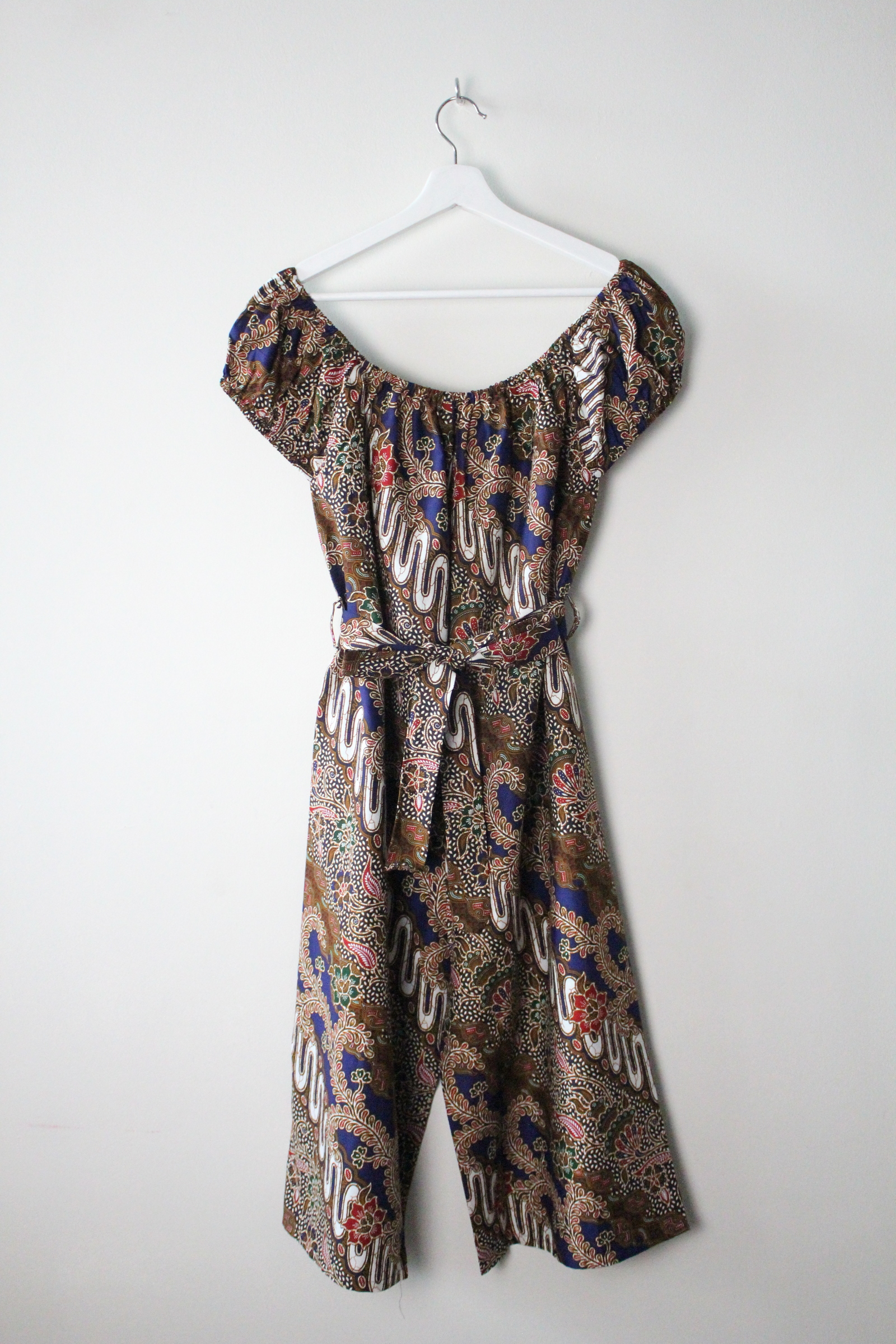 AveryDae Batik Jumpsuit (L) - Bel (Blue)