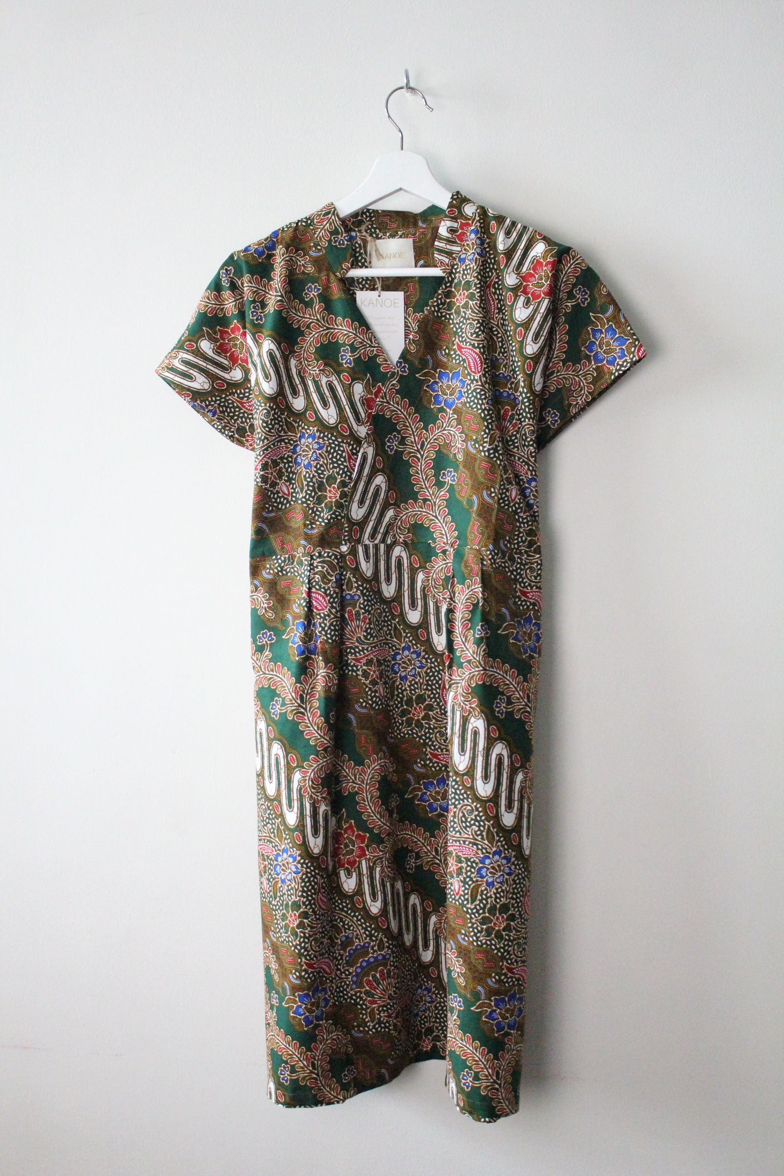 Kimono wrap dress w/ mandarin collar - Misha