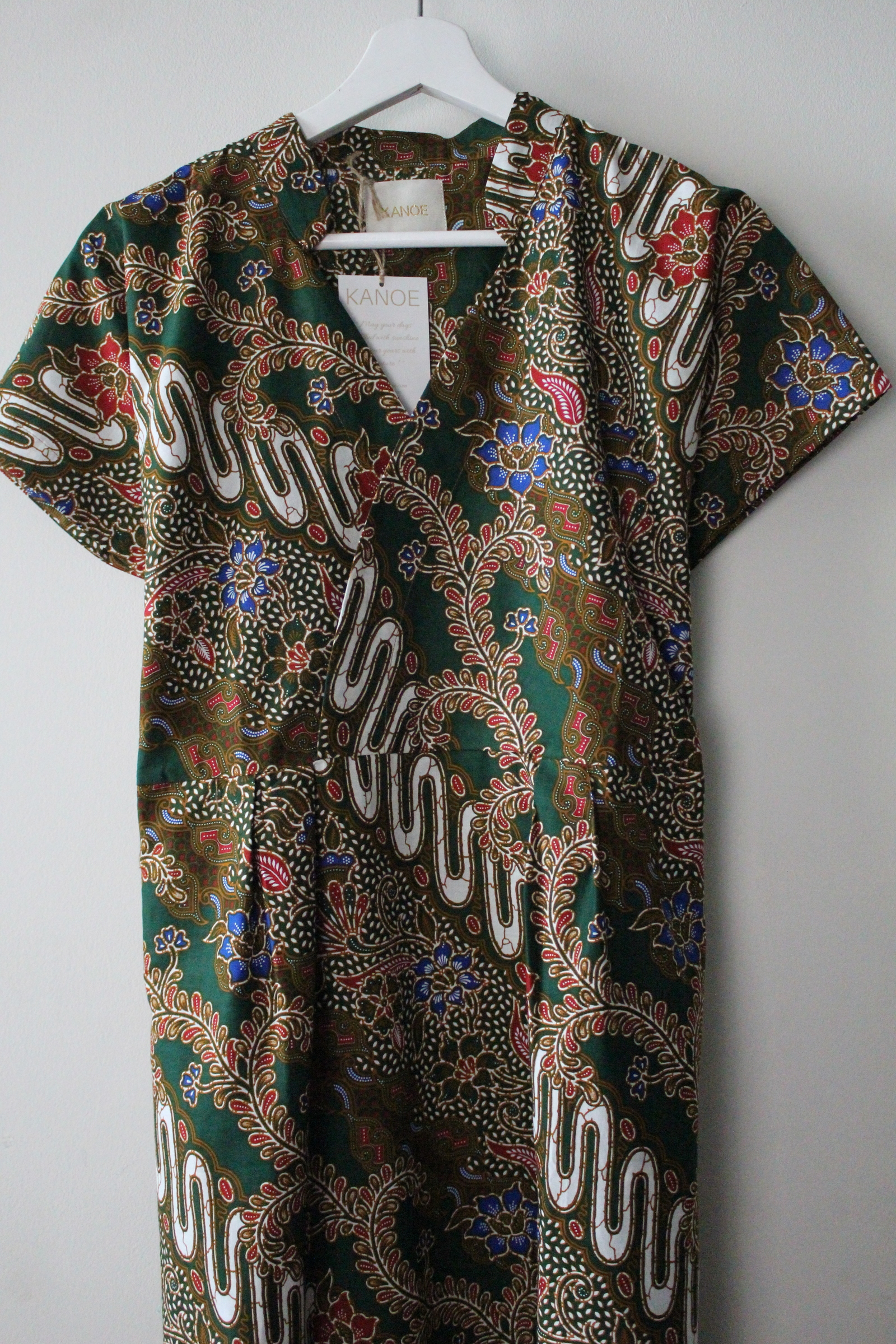 Kimono wrap dress w/ mandarin collar - Misha