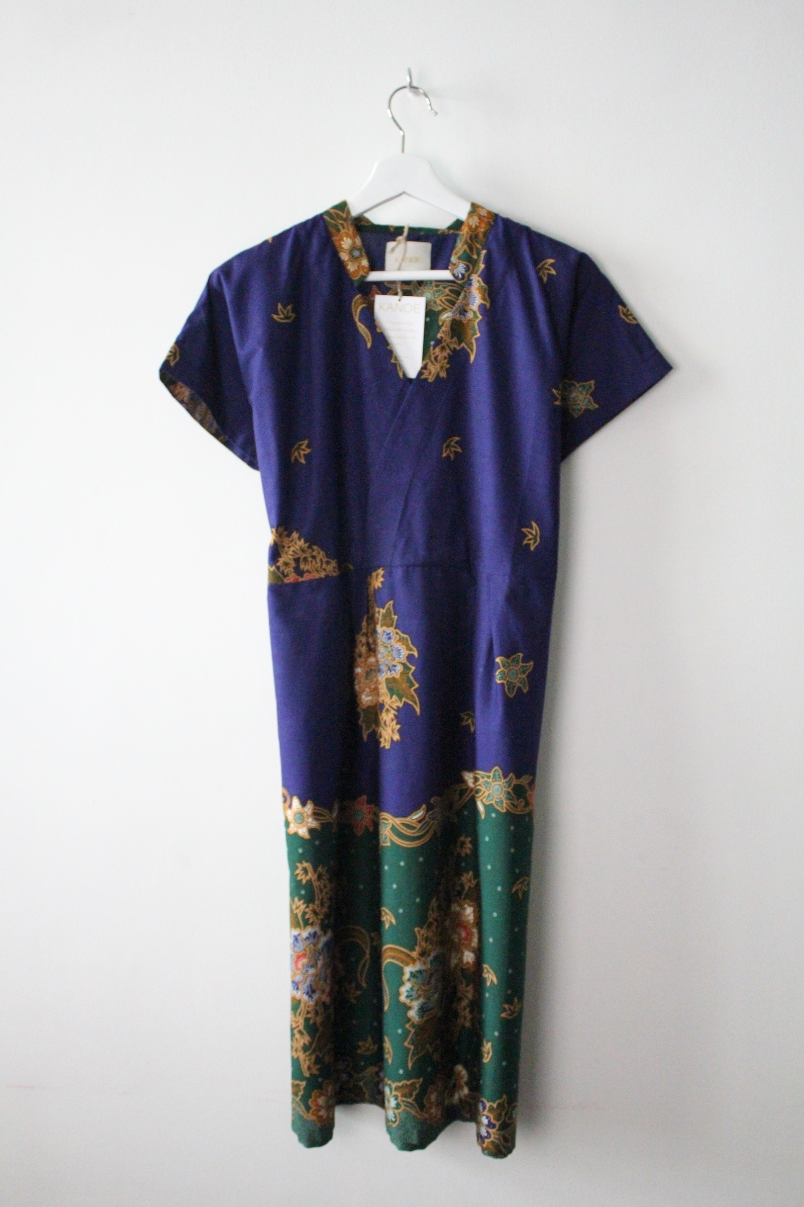 Kimono wrap dress w/ mandarin collar - Maile