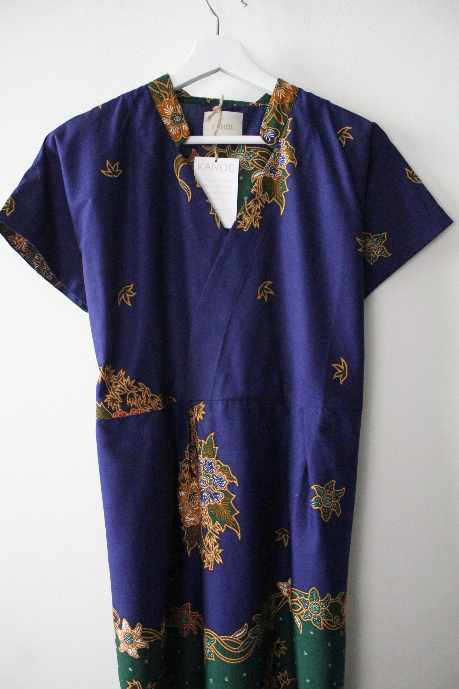 Kimono wrap dress w/ mandarin collar - Maile