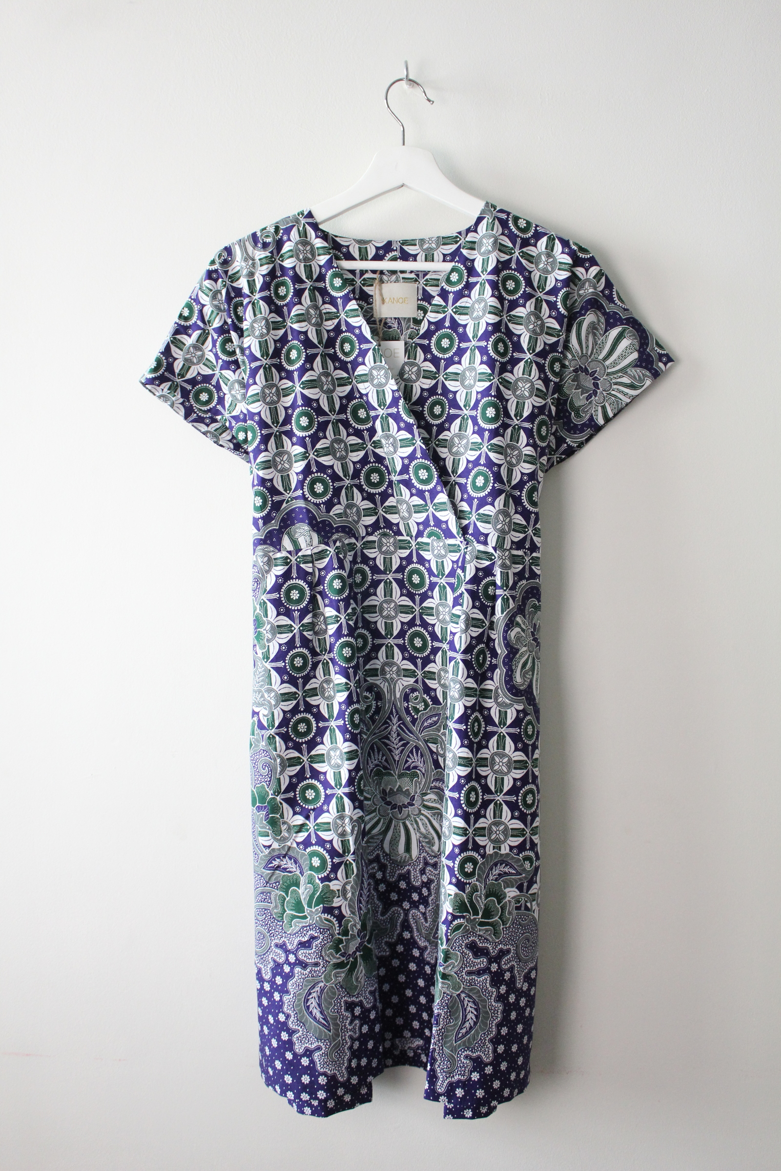 Kimono wrap dress - Deleon ( Blue )