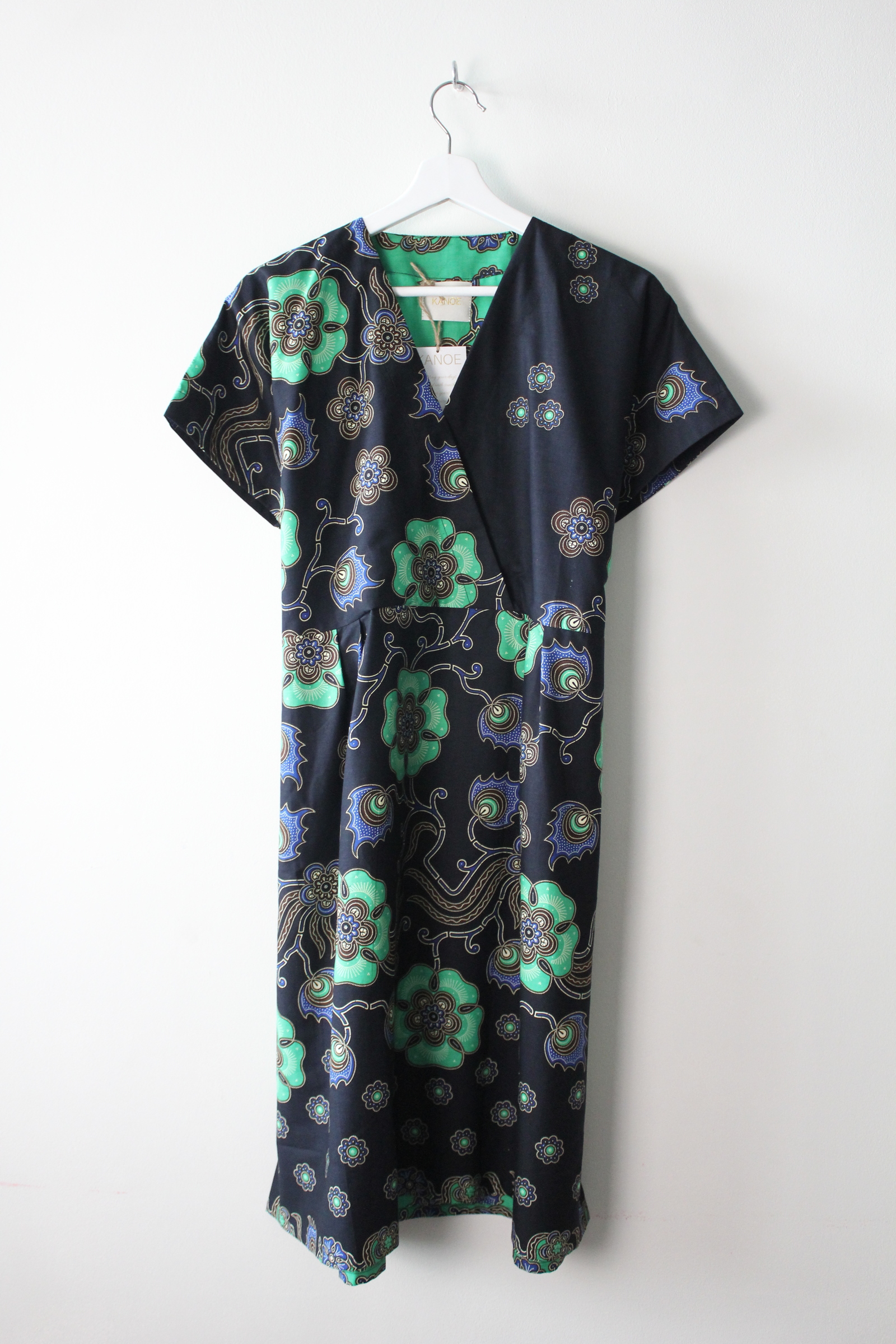 Kimono wrap dress - Emerald