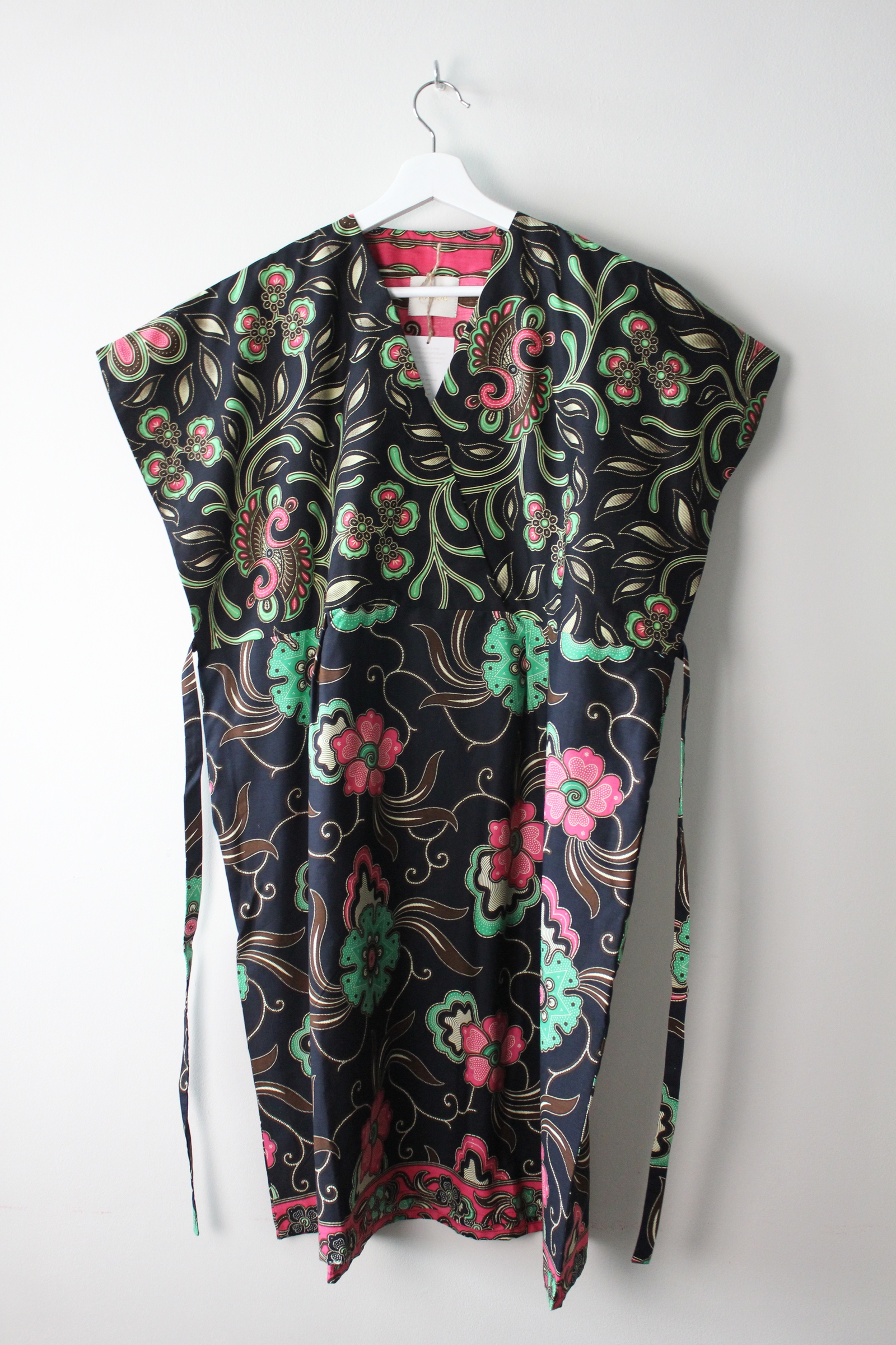 Kimono wrap dress - Neon