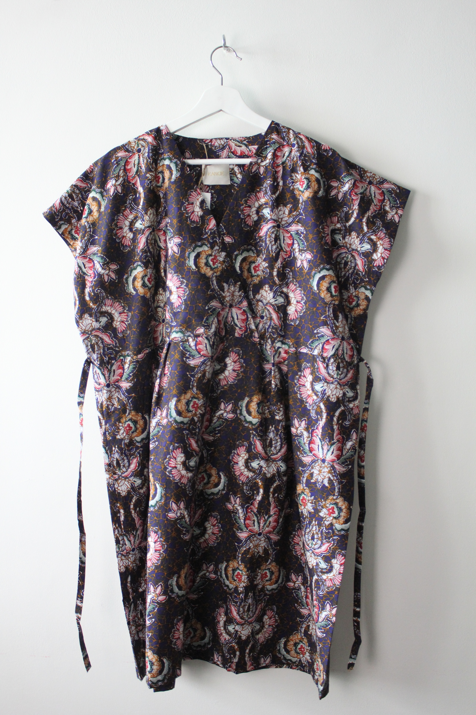 Kimono wrap dress - Eva ( Blue )