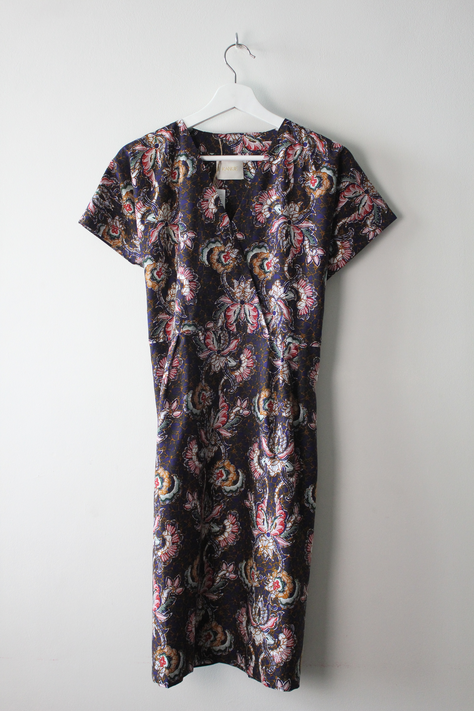 Kimono wrap dress - Eva ( Blue )