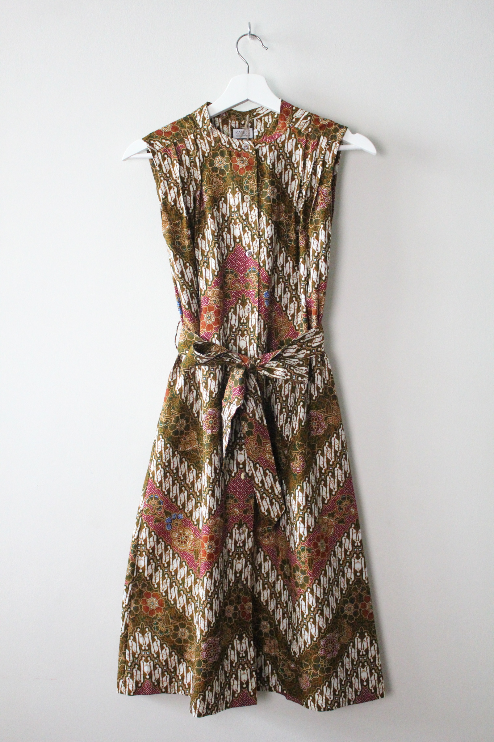 Button Down Dress (S) - Venus (Red)